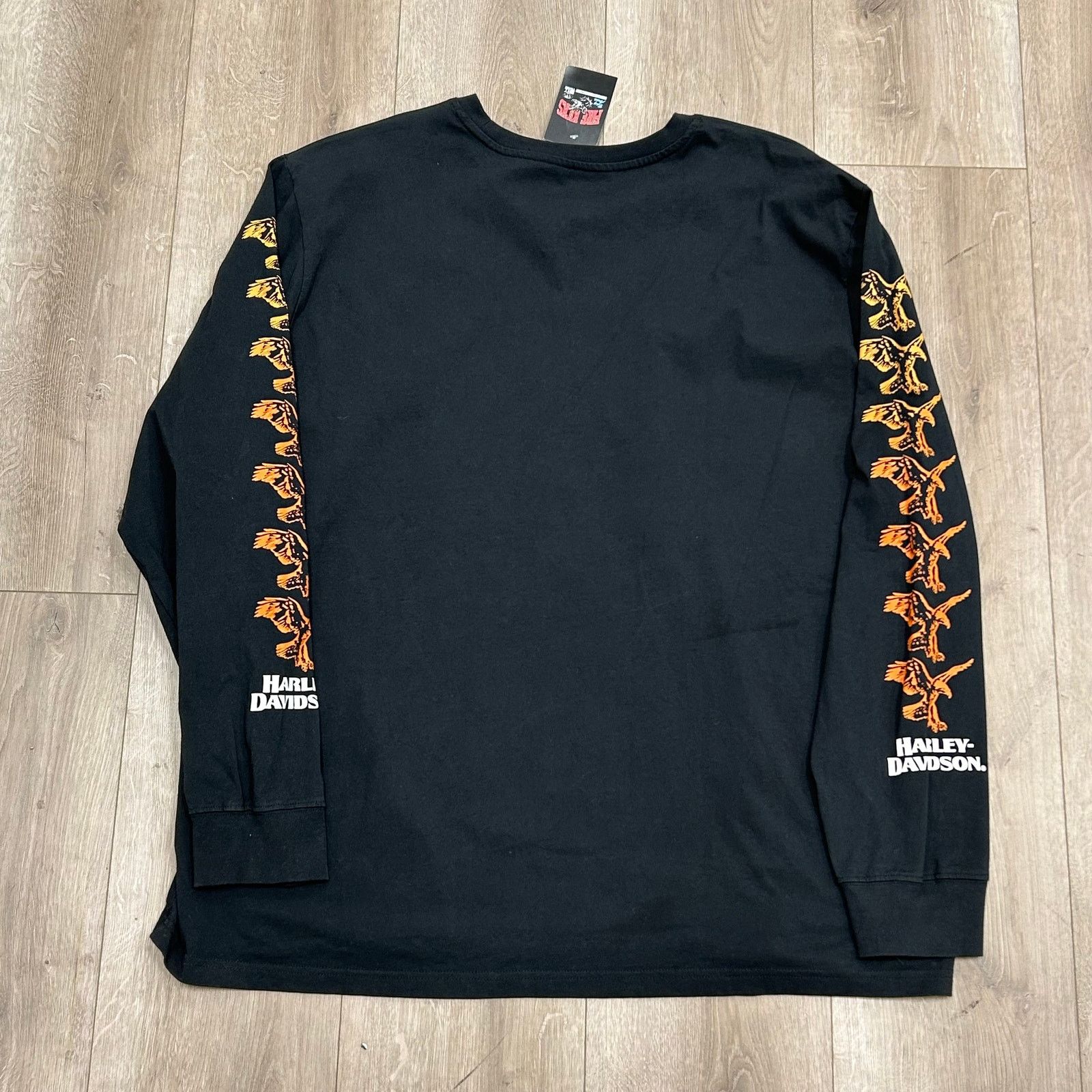 Harley Davidson Harley-Davidson Rising Eagle Long Sleeve Tee Black Size 3XL Size US XXL / EU 58 / 5 - 2 Thumbnail