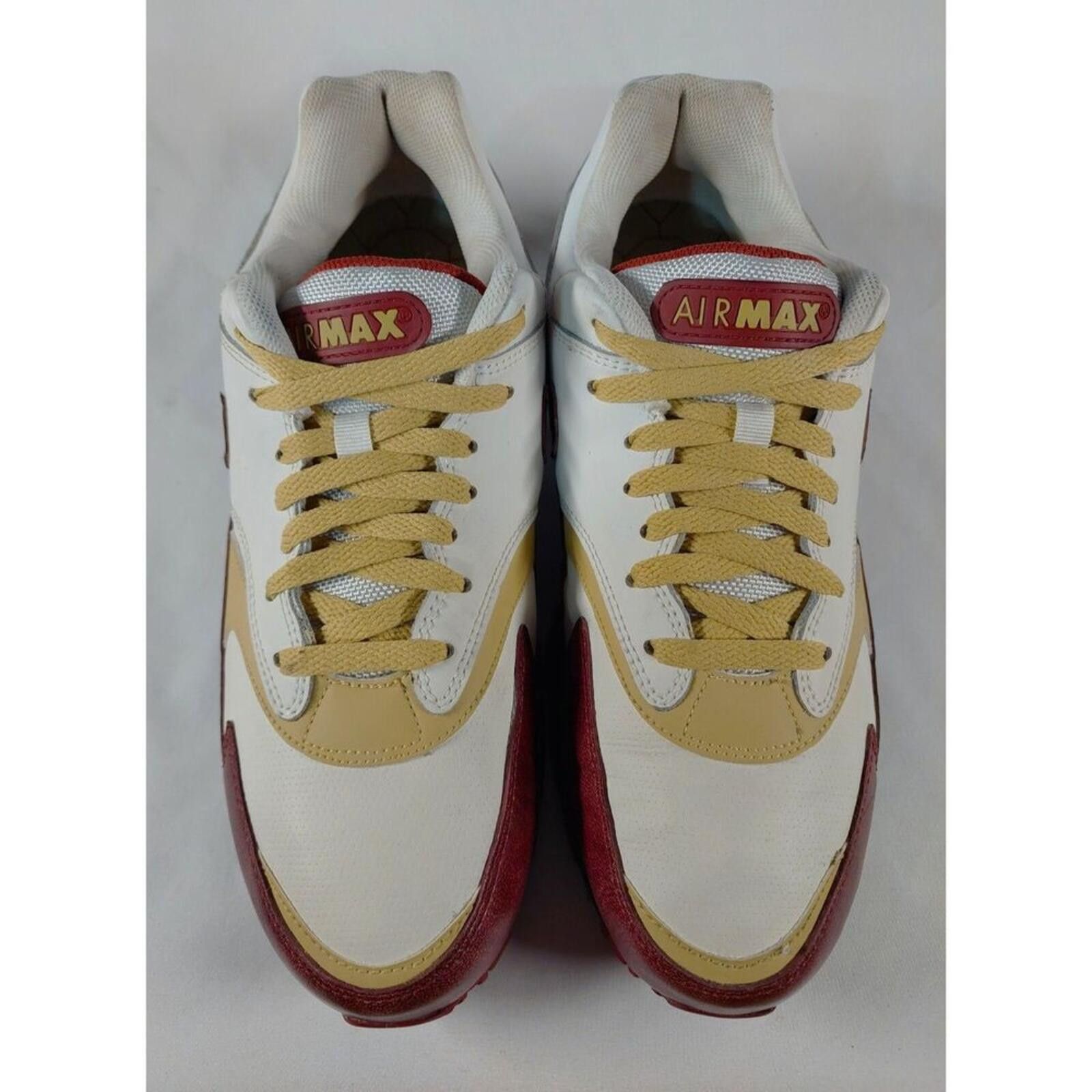 Nike 2008 Vintage Nike Air Max Red Leather 10M 609057-162 Size US 10 / EU 43 - 6 Thumbnail