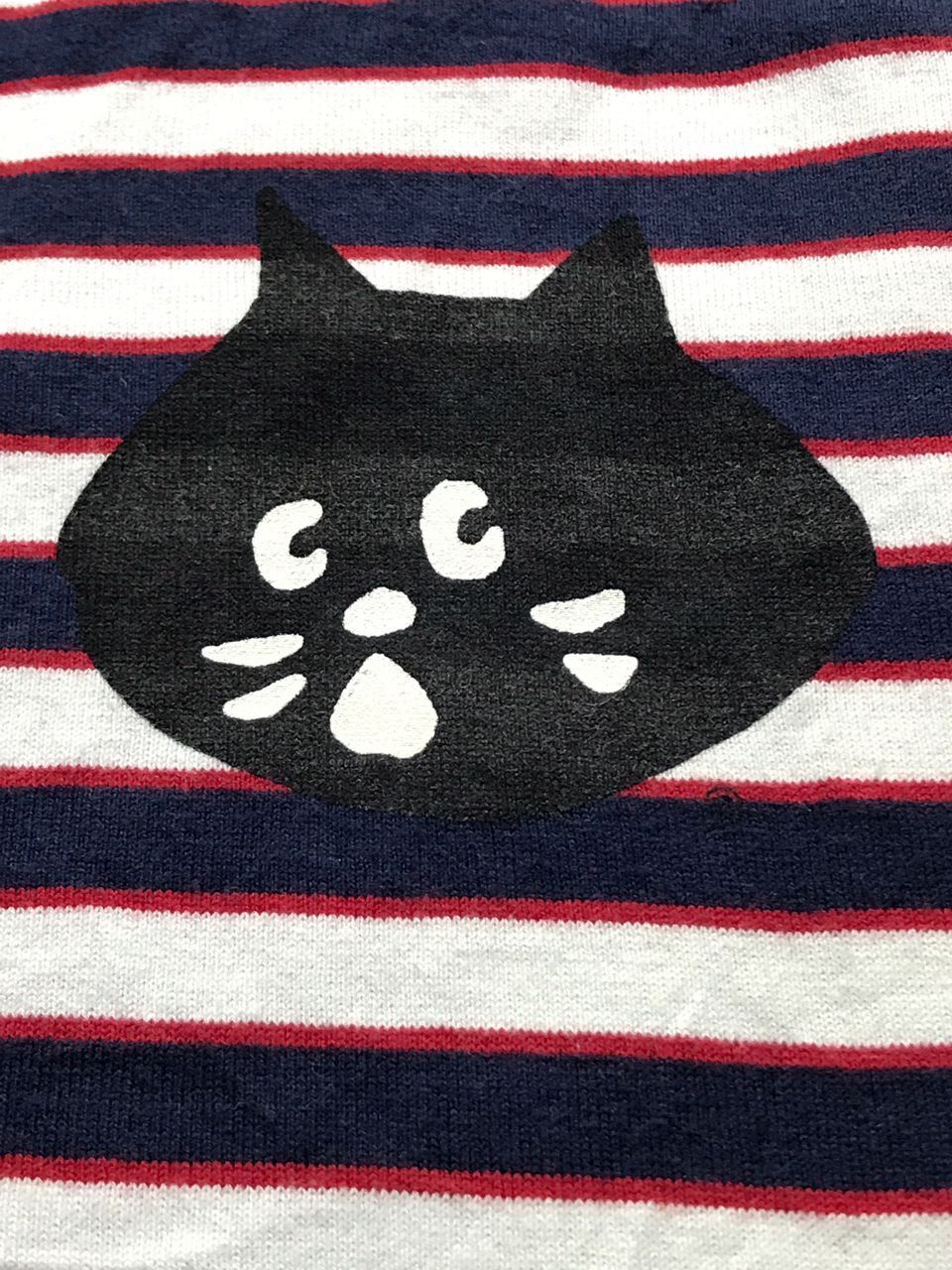 Vintage Ne-Net Stripe Cap Logo T-Shirt