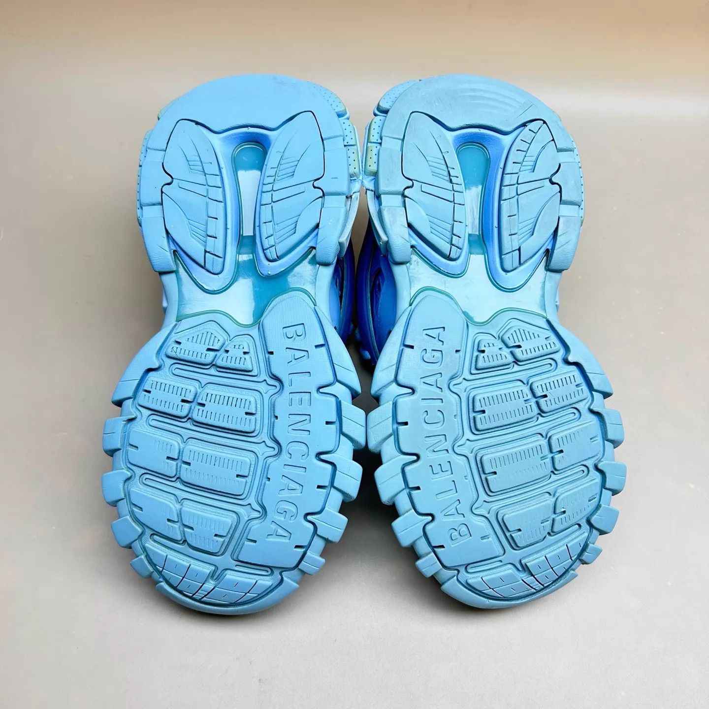 Balenciaga Balenciaga Track Light Blue Platform Sneaker 95 New EU 36 Size US 5.5 / IT 35.5 - 4 Thumbnail