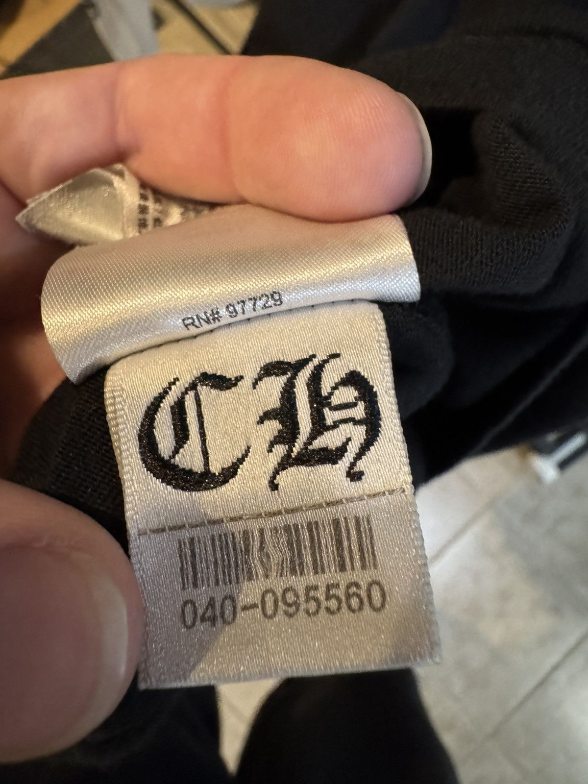 Chrome Hearts Chrome Hearts Black Short Sleeve Horseshoe Size US S / EU 44-46 / 1 - 7 Thumbnail