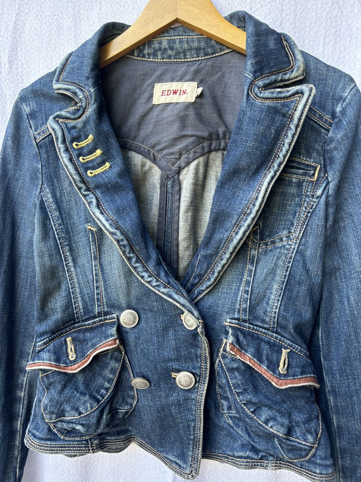 Edwin × If Six Was Nine × Japanese Brand 💸BINDINGOFFER💸Edwin denim jacket Ifsixwasnine lgb styled Size US S / EU 44-46 / 1 - 2 Thumbnail