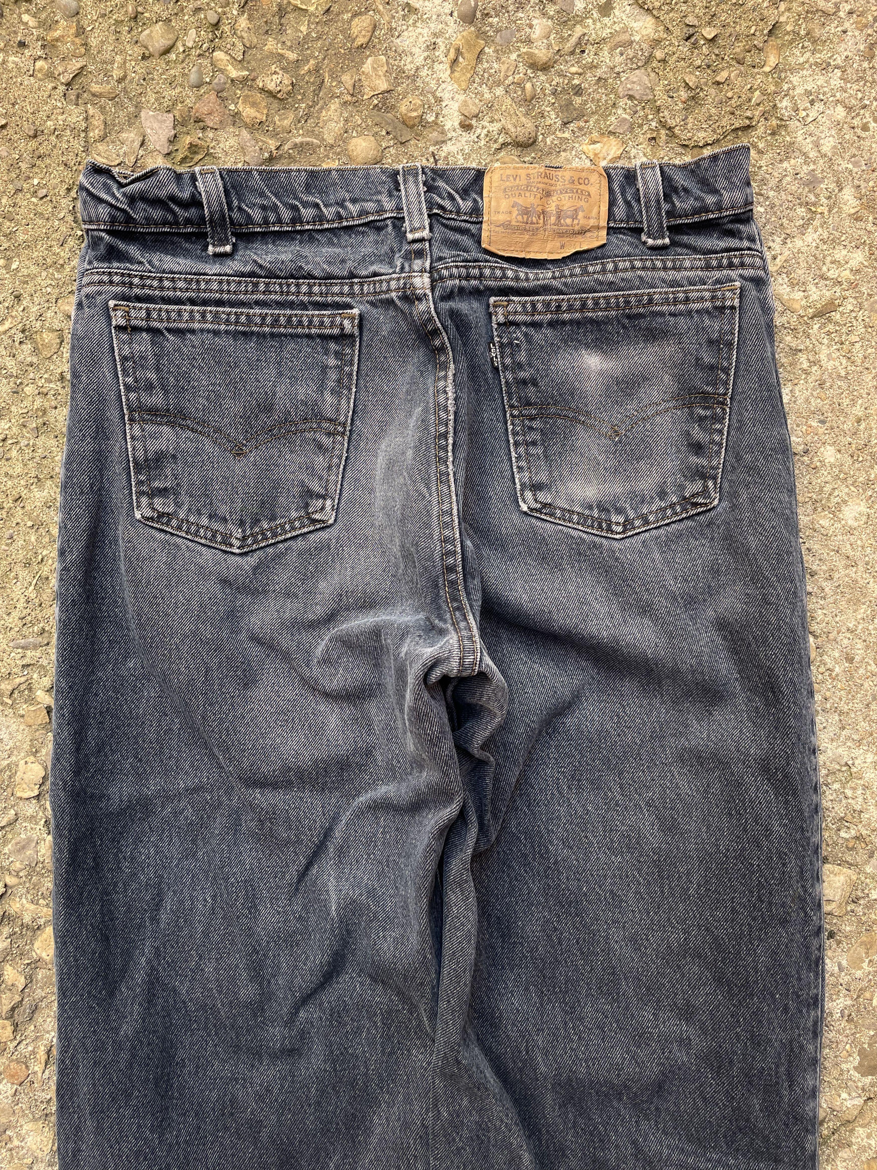 Levi's × Vintage VTG 1990 Levi's 550 Dark Wash Denim Jeans Size US 33 - 4 Thumbnail