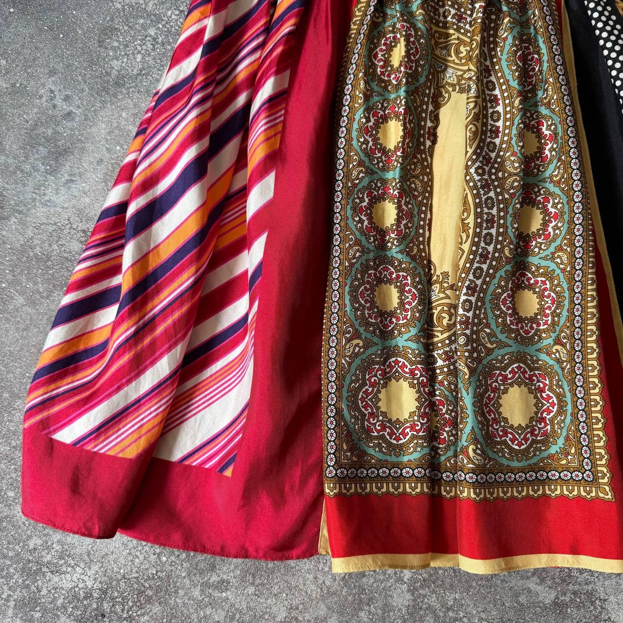 Dolce & Gabbana Dolce & Gabbana D&G Multicolor Silk Skirt Size 27" / US 4 / IT 40 - 7 Thumbnail