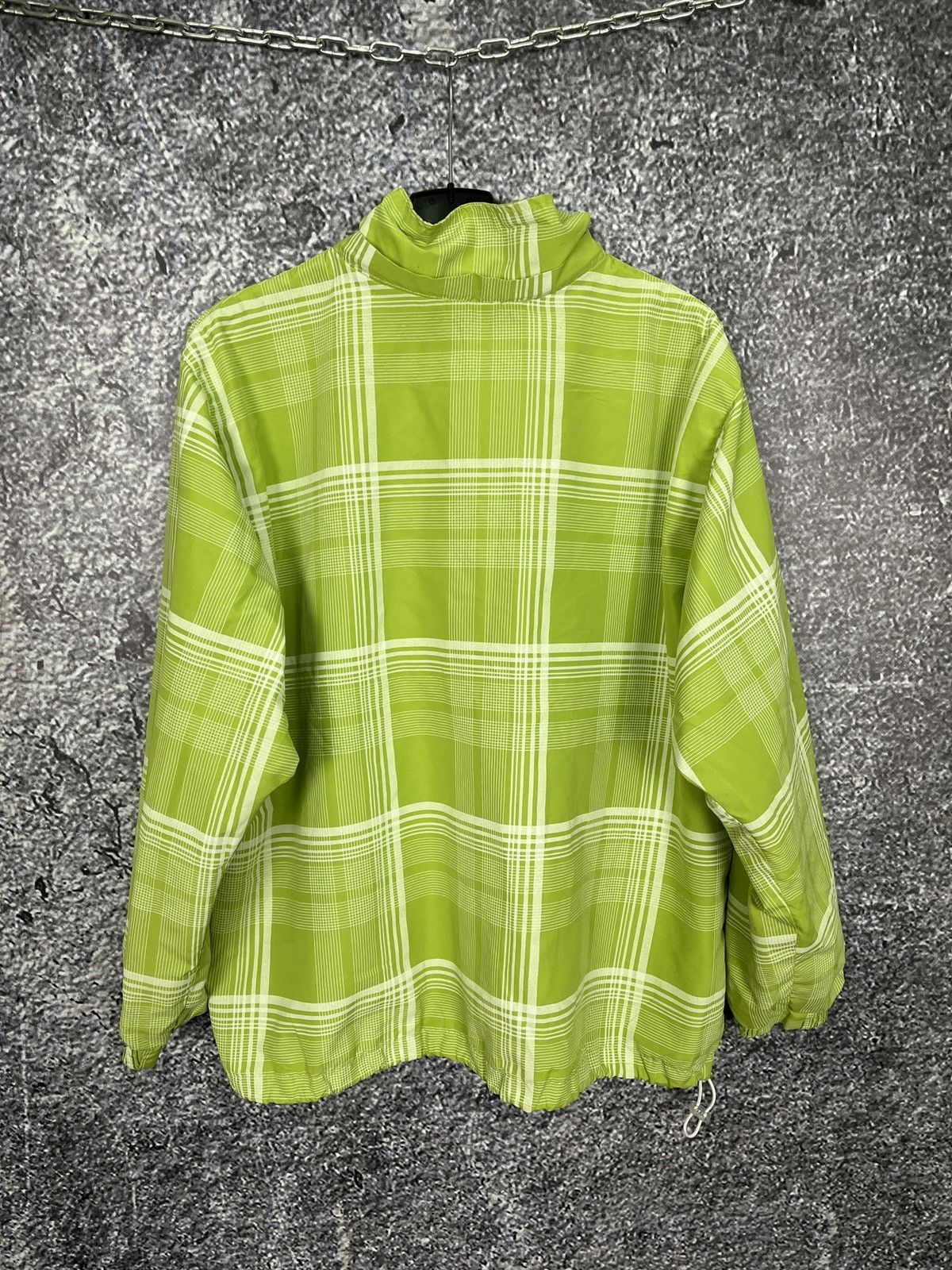 Ed Hardy Vintage Ed Hardy Green Check 1/4 Zip Jacket Streetwear Y2K Size US XL / EU 56 / 4 - 7 Thumbnail