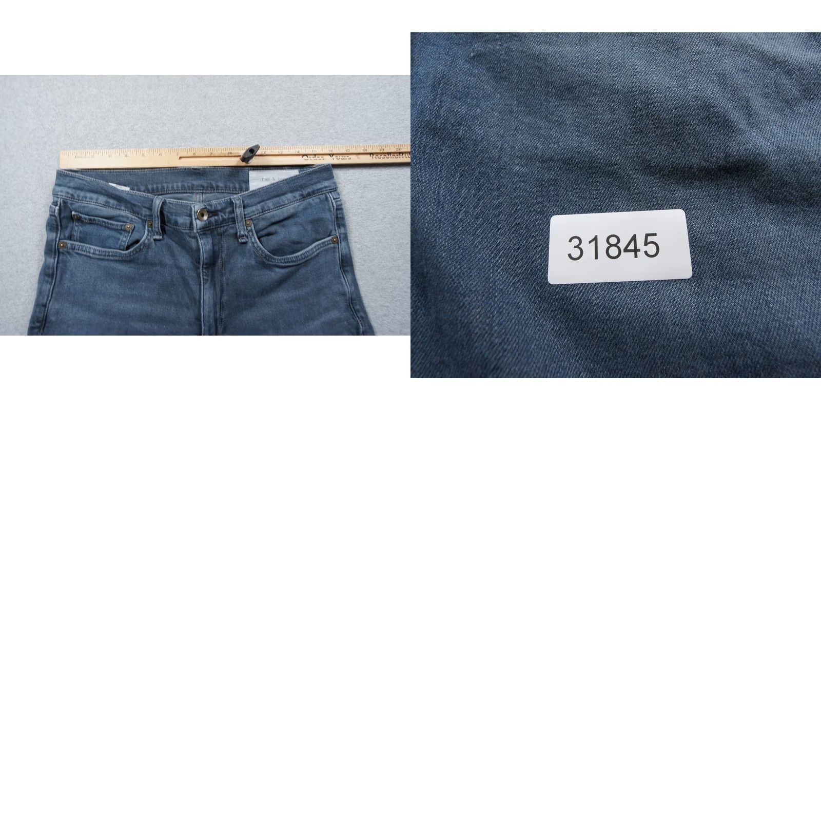Rag & Bone rag & bone Jeans Mens 31x31 Blue Denim Slim Fit 2 Casual Adult Designer Jeans Size US 31 - 9 Thumbnail
