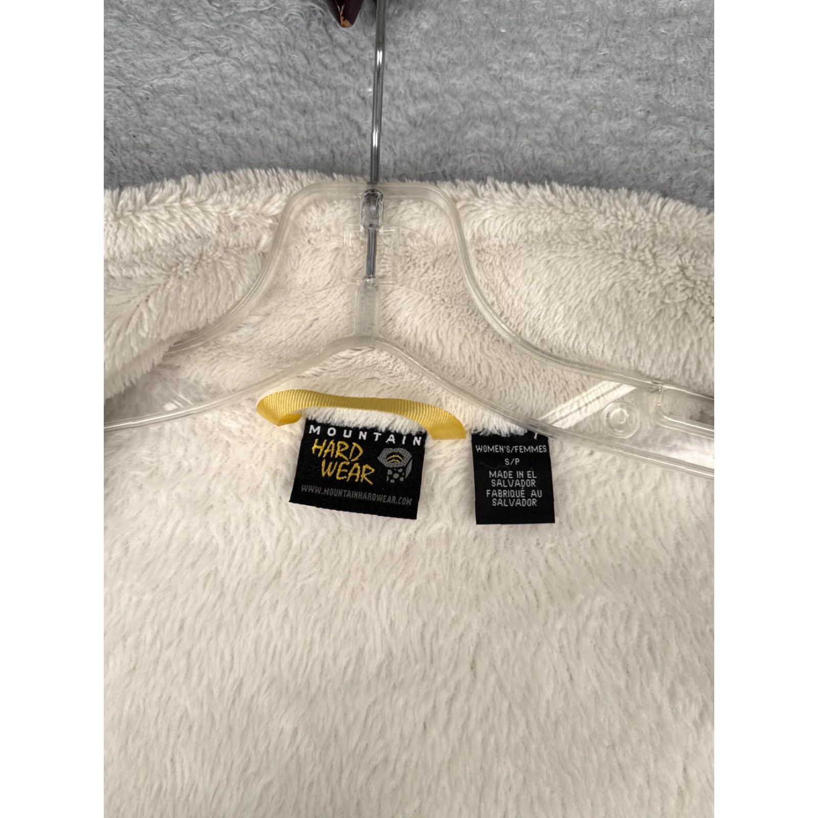 Mountain Hardwear Mountain Hardwear Jacket Womens Small White High Pile Fleece Full Zip Outdoor Size S / US 4 / IT 40 - 3 Thumbnail