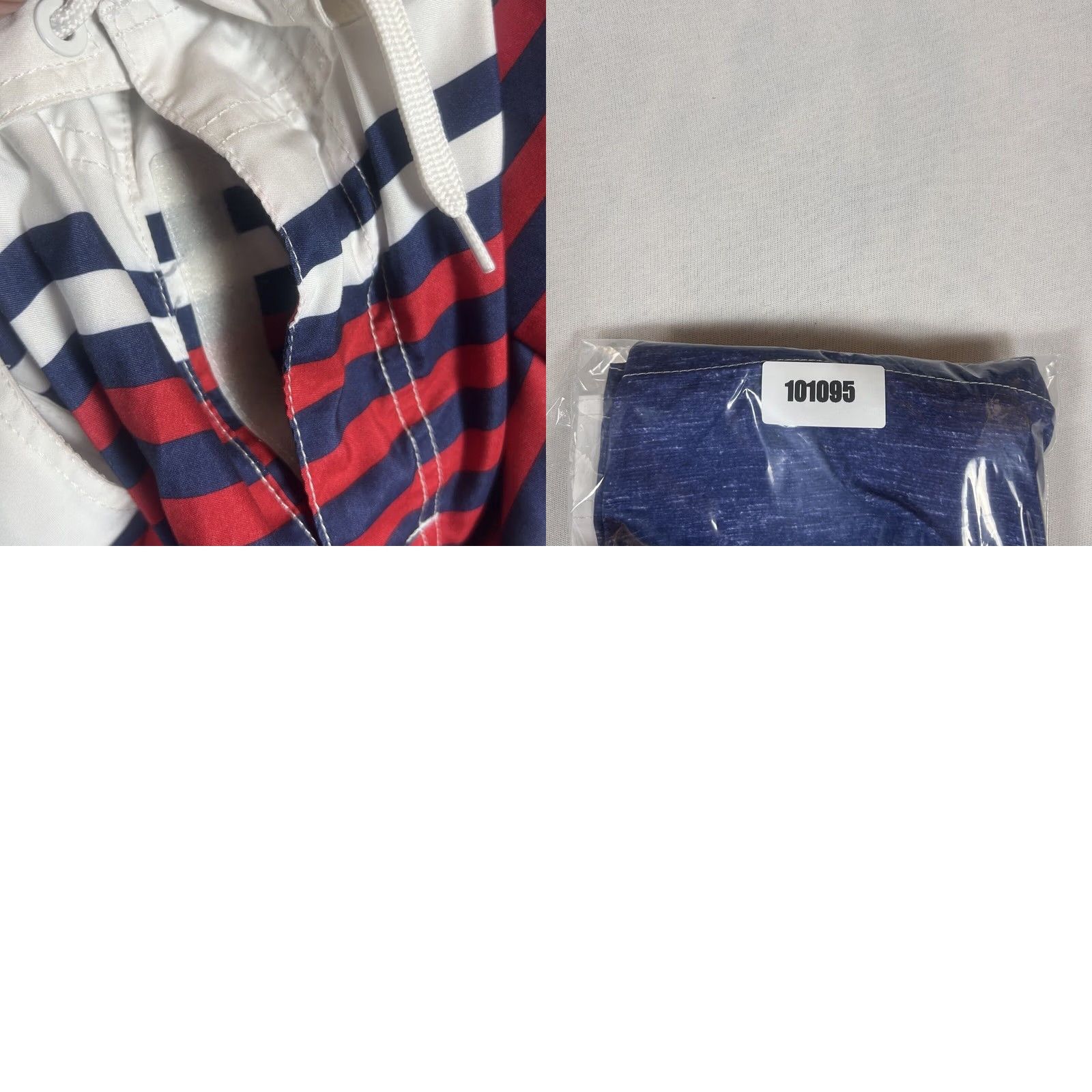 Old Navy Old Navy Board Shorts Swim Trunks Mens Medium Striped Multicolor Red White Blue Size US 31 - 8 Thumbnail