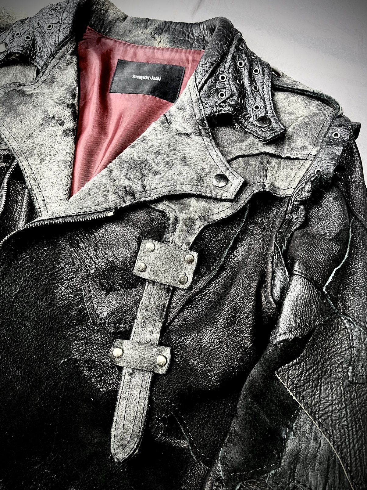 Yasuyuki Ishii Yasuyuki Ishii Variant Leather Jacket Size US S / EU 44-46 / 1 - 4 Thumbnail