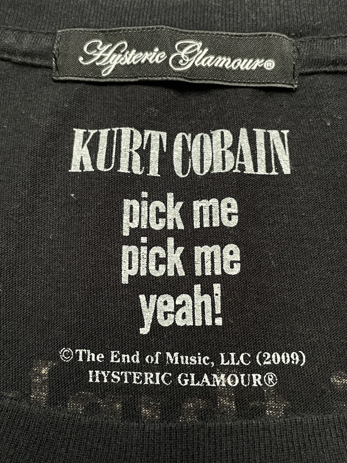 Hysteric Glamour Very Rare Vintage Hysteric Glamour Kurt Cobain T-shirt 2000s Size US M / EU 48-50 / 2 - 11 Thumbnail
