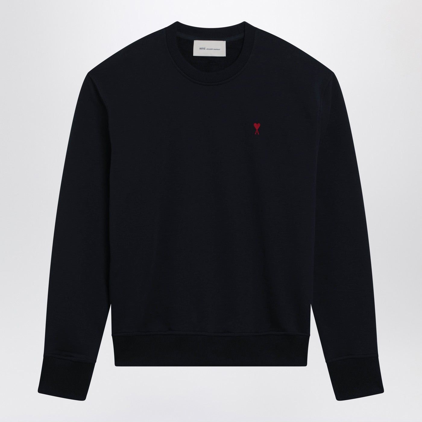 AMI Ami Paris Ami De Coeur Midnight Blue Sweatshirt Size US XXL / EU 58 / 5 - 1 Thumbnail