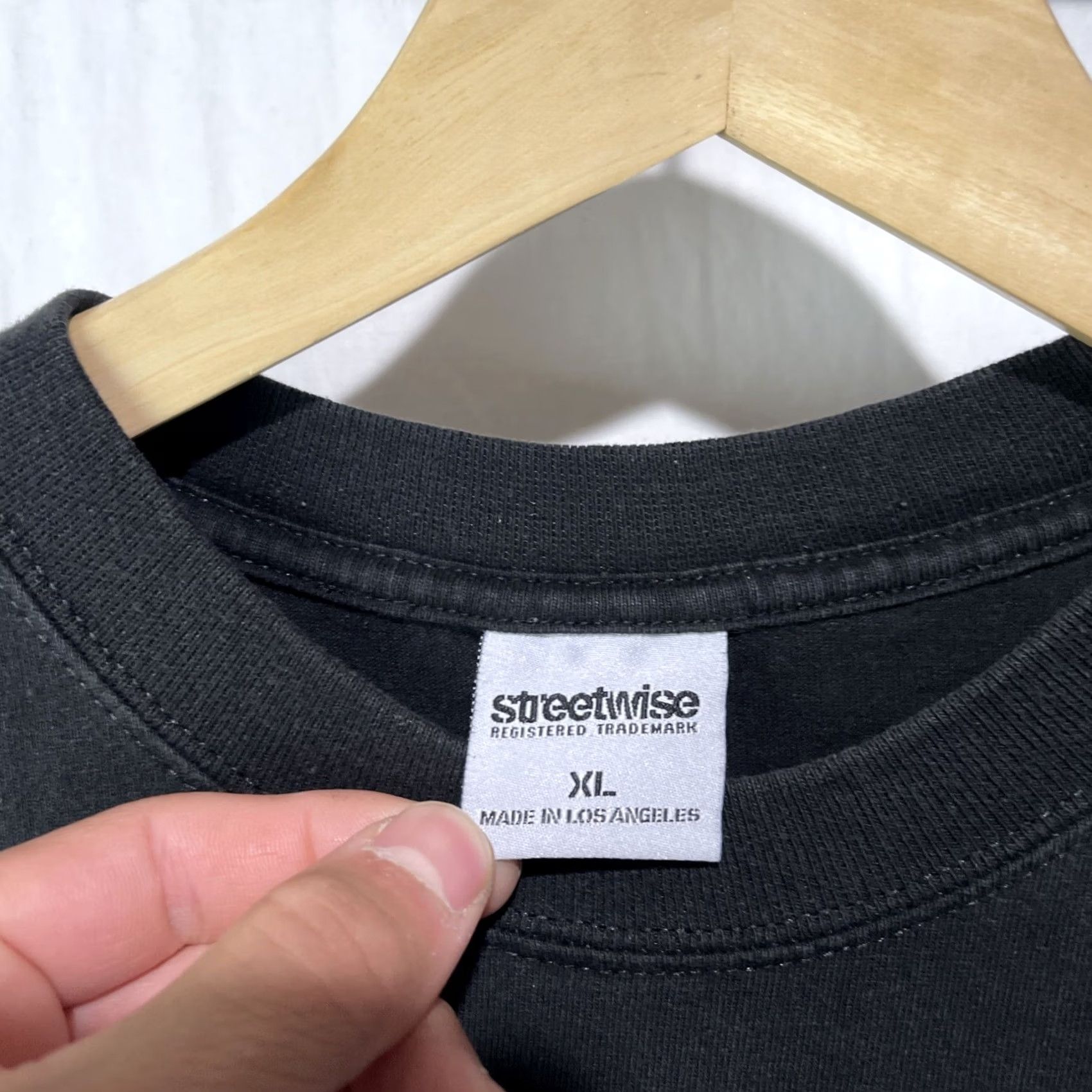 Vintage Streetwise Shirt Mens XL Black Streetwear T-Shirt Logo City Graphic Print Crew Neck Short Sleeve Adults Medium? Size US XL / EU 56 / 4 - 7 Thumbnail