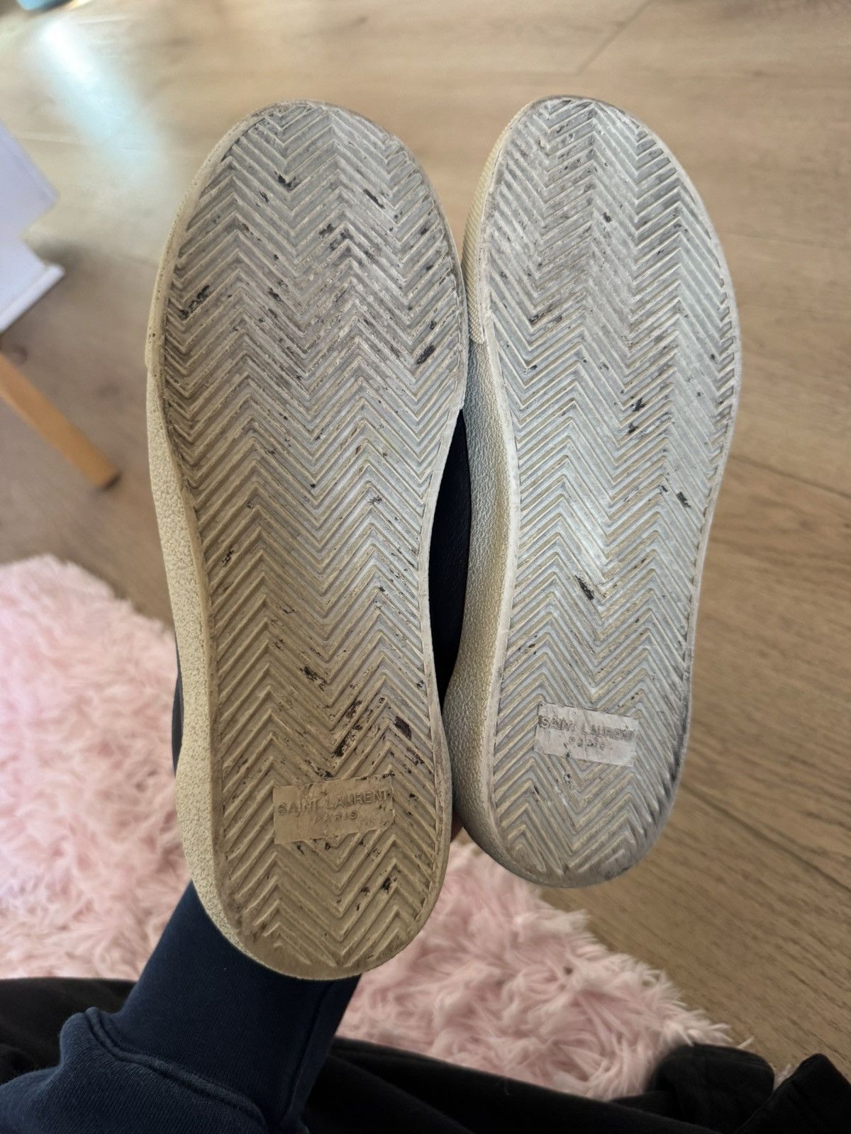 Saint Laurent Paris Court Sig Low Leather Size US 8 / EU 41 - 9 Thumbnail