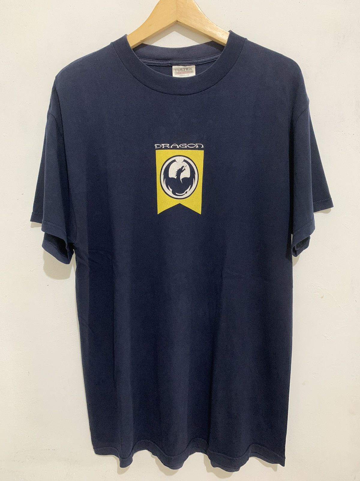 image of Skategang x Vintage Dragon Steve Caballero Shirt in Dark Blue, Men's (Size Large)