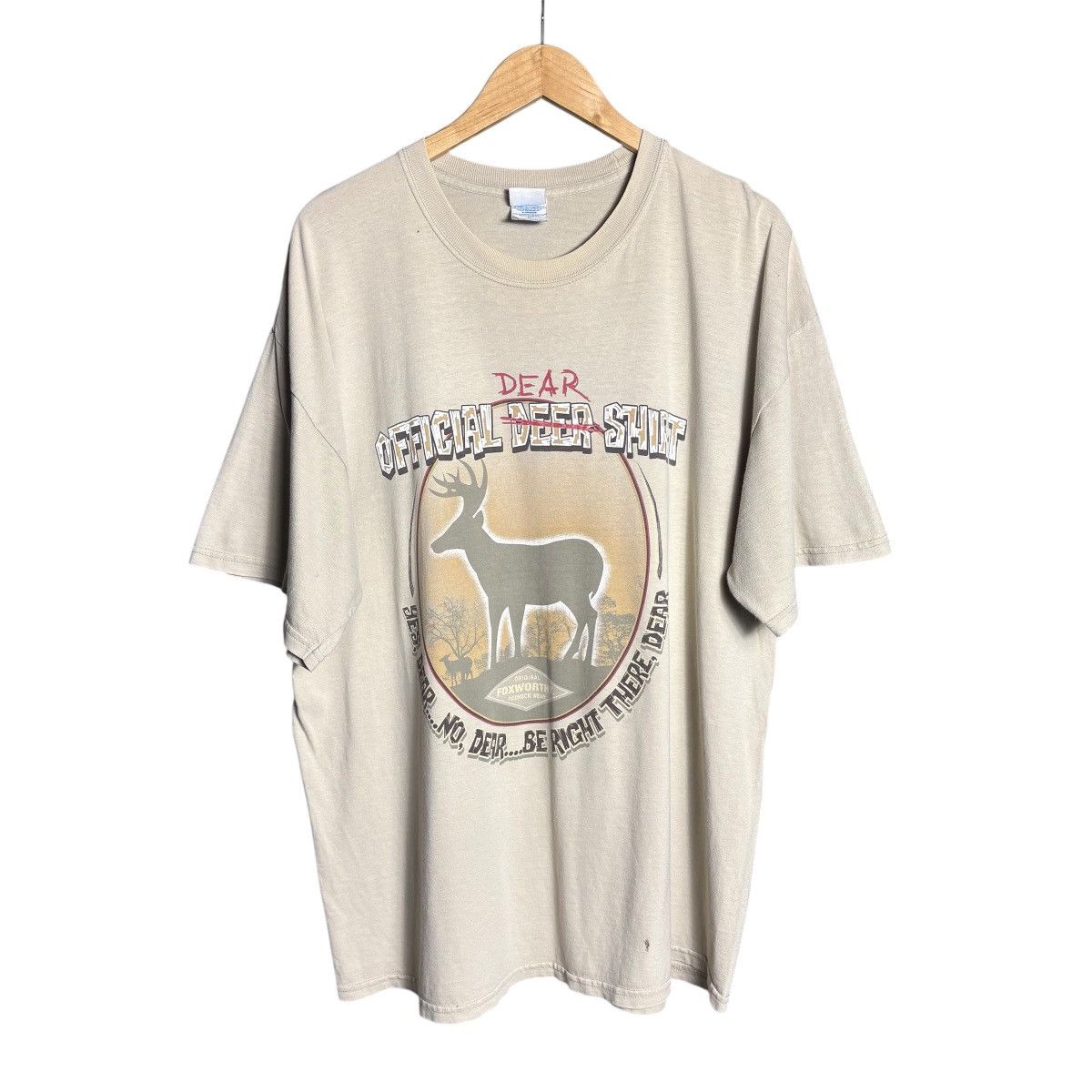 Vintage Vintage Official Deer Shirt Graphic T-Shirt Size US XL / EU 56 / 4 - 1 Thumbnail