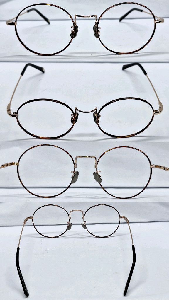 Other 2000s Memory Metal Round Glasses High Elasticity Full Metal Size ONE SIZE - 8 Thumbnail