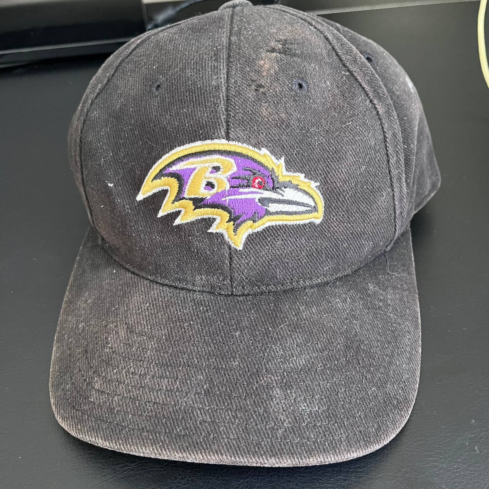 Vintage Vintage 2000’s Puma NFL Baltimore Ravens Strapback Hat Size ONE SIZE - 1 Thumbnail