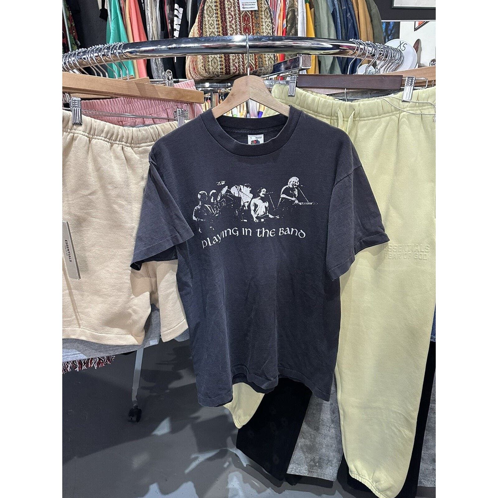 Vintage 90s Jerry Garcia Grateful Dead T Shirt Size Large