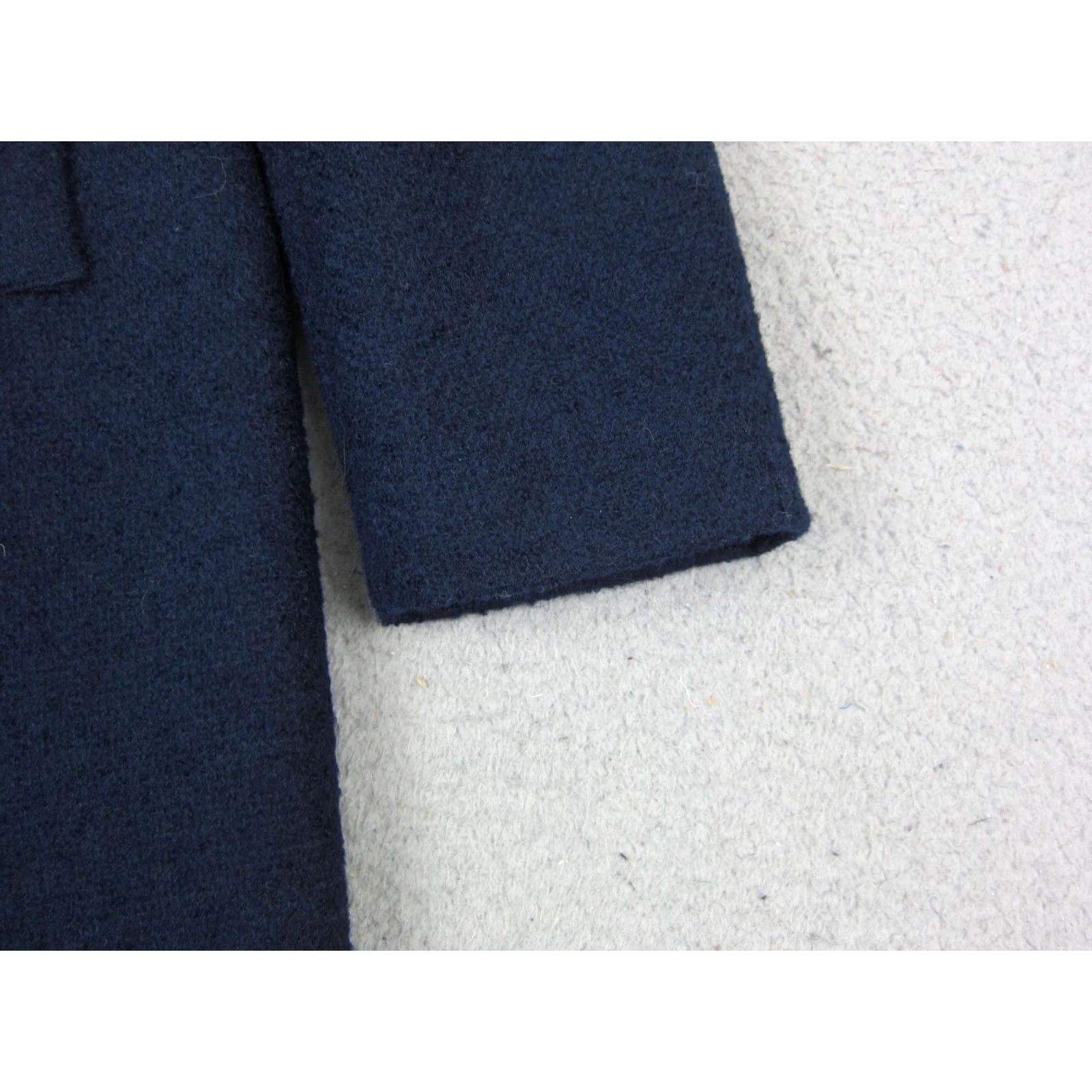 Ann Taylor Ann Taylor Coat Womens 6 Wool Blue Lined 3 Button Overcoat Long Solid 80s 90s Classic Regular Mens Womens Girls Size M / US 6-8 / IT 42-44 - 5 Thumbnail