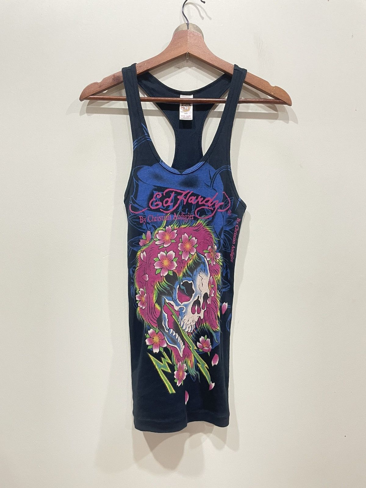 Christian Audigier Ed Hardy Tank Top Size ONE SIZE - 3 Thumbnail
