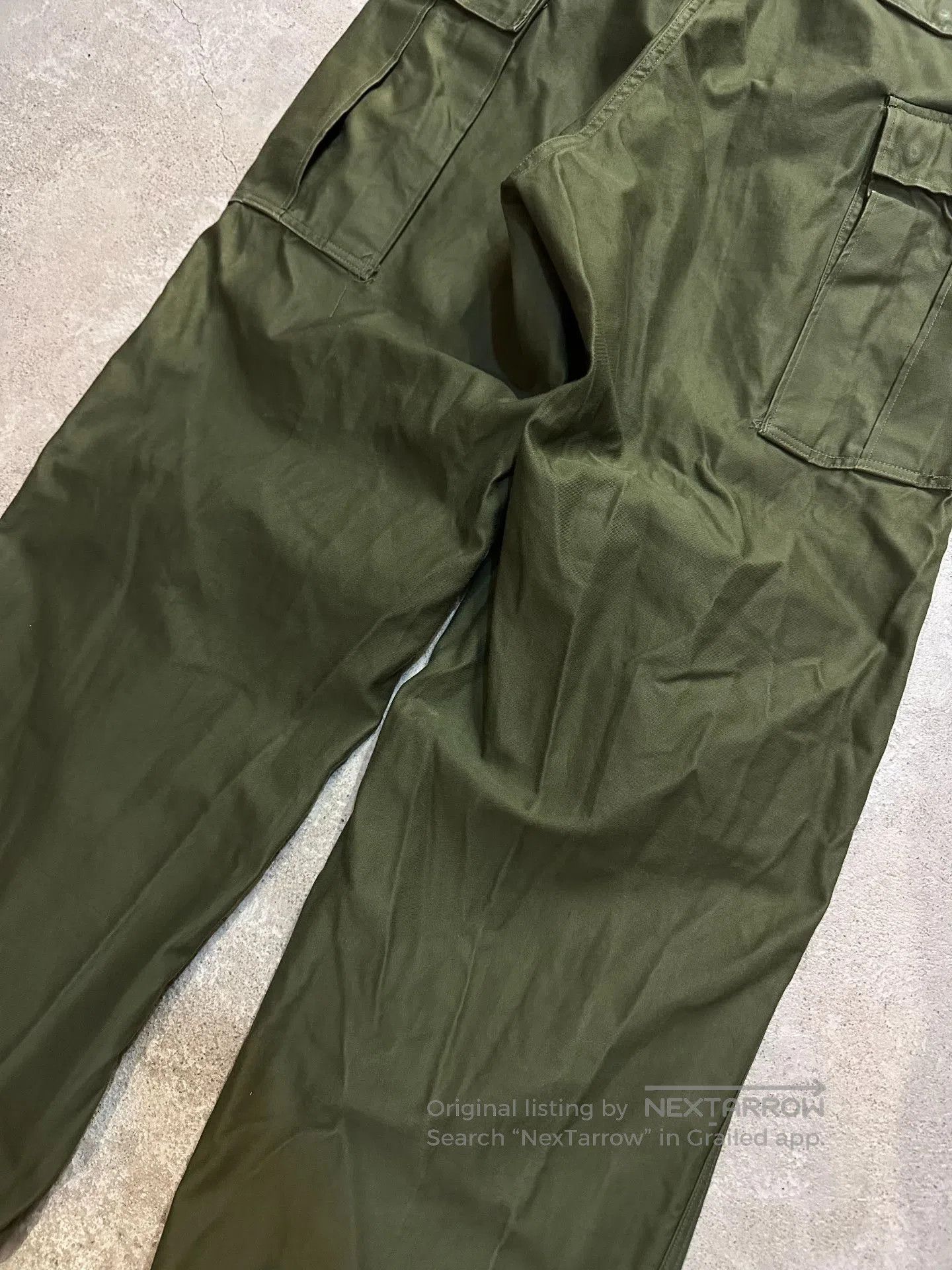 Vintage Vintage 50s US M51 Baggy Cargo Pants. Size US 31 - 8 Thumbnail