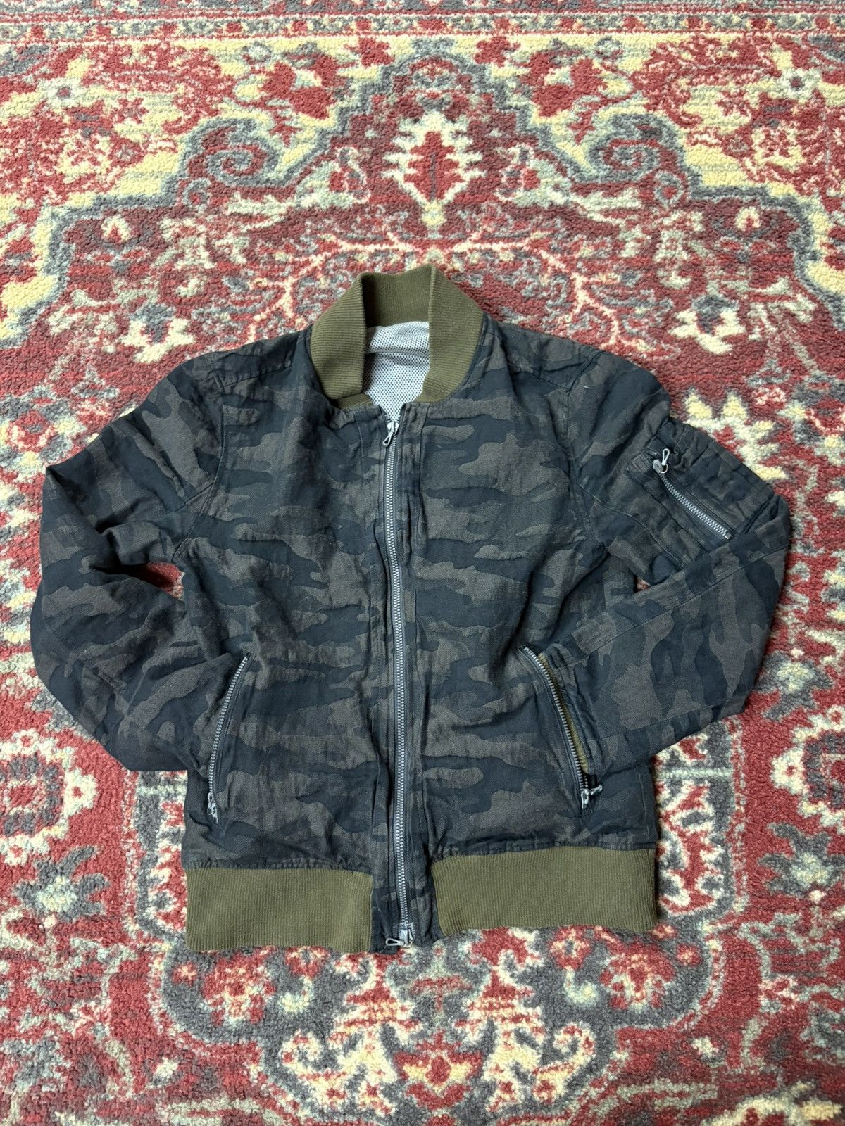 Shellac Camo MA1 Bomber Jacket Size US M / EU 48-50 / 2 - 1 Thumbnail