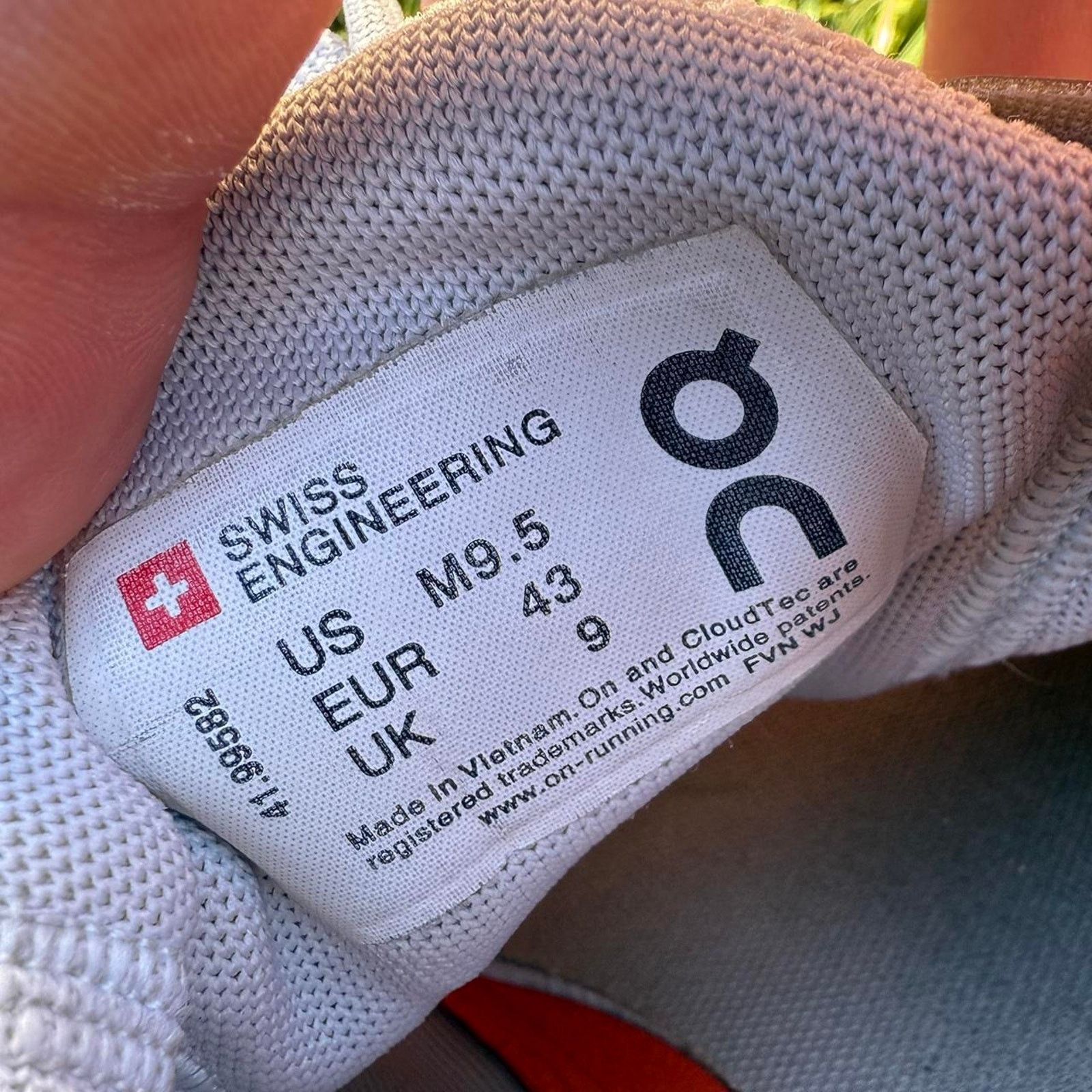 On On Running Cloudswift White Flame Orange Size 9.5M US Size US 9.5 / EU 42-43 - 7 Thumbnail
