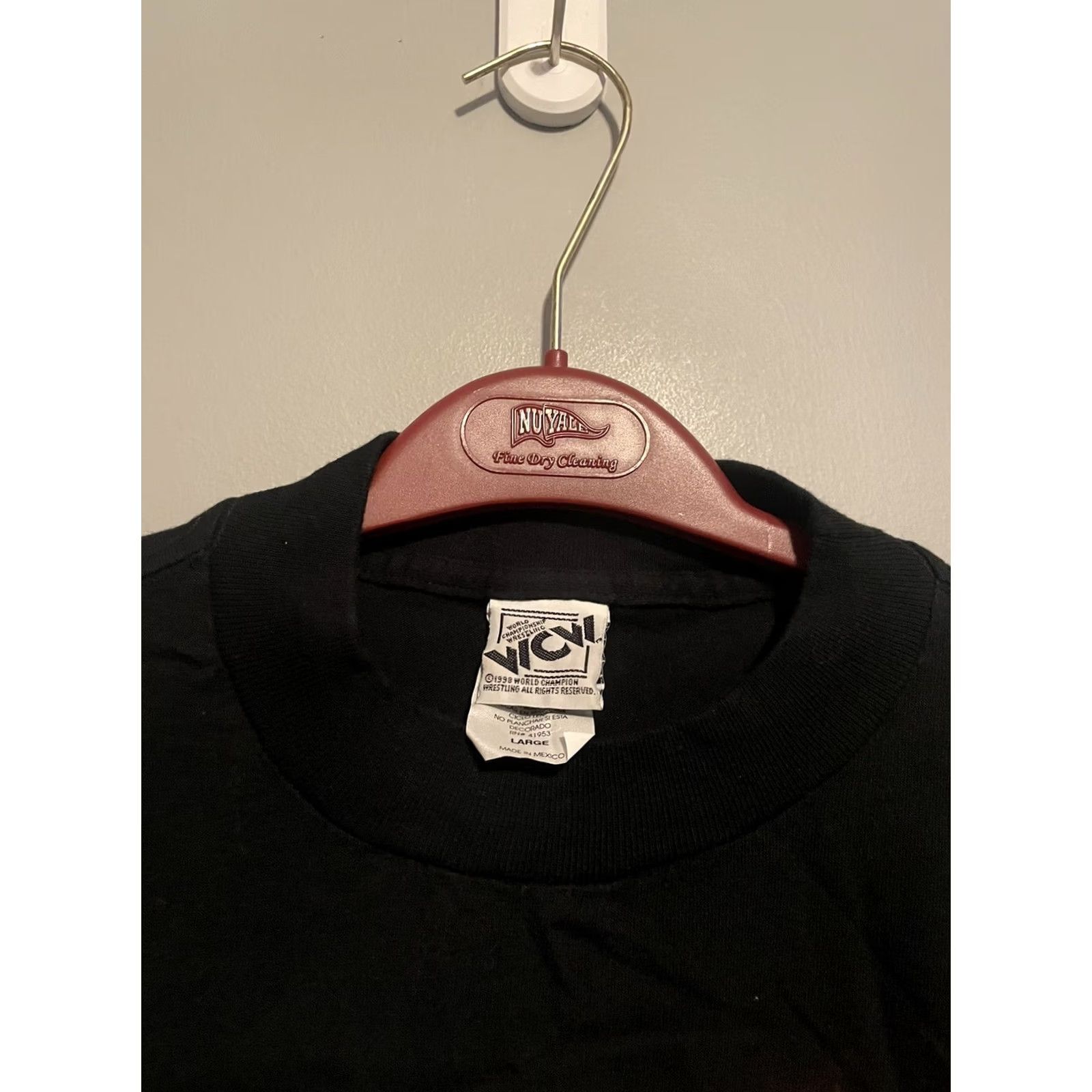 Vintage Vtg 98 Kevin Nash Leader Of The Pac New World Order Wrestling L T-Shirt WCW Men Large Black Cotton Logo Crew Neck Short Sleeve Vintage Size US L / EU 52-54 / 3 - 4 Thumbnail