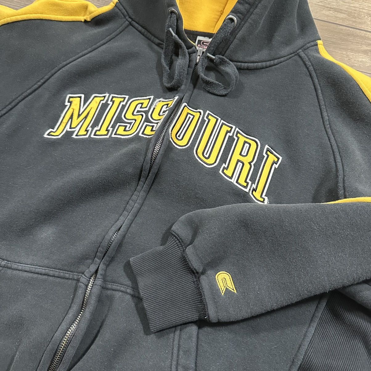 Colosseum Athletics Vintage 90s Missouri Tigers Mizzou Zip Up Jacket Size US XL / EU 56 / 4 - 5 Thumbnail