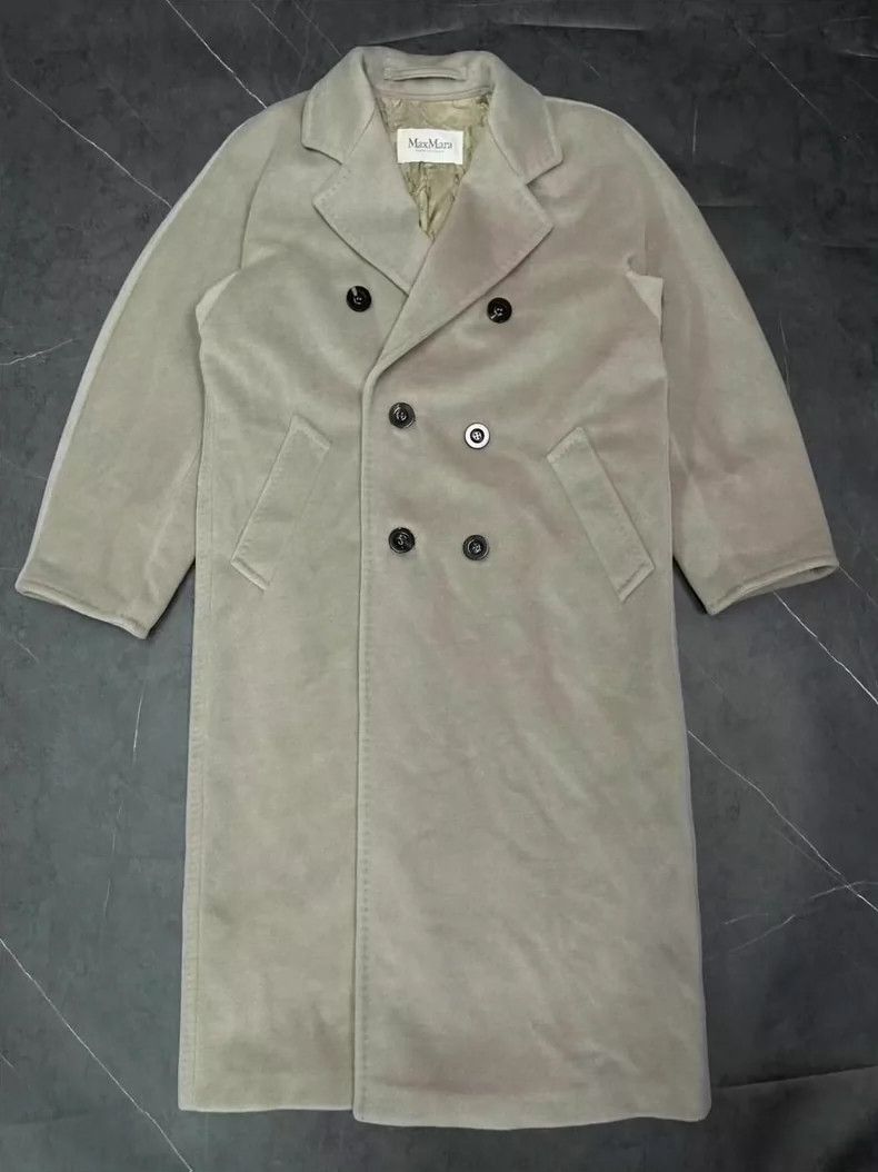 Max Mara Max Mara Double-breasted cashmere coat camel Size L / US 10 / IT 46 - 1 Thumbnail