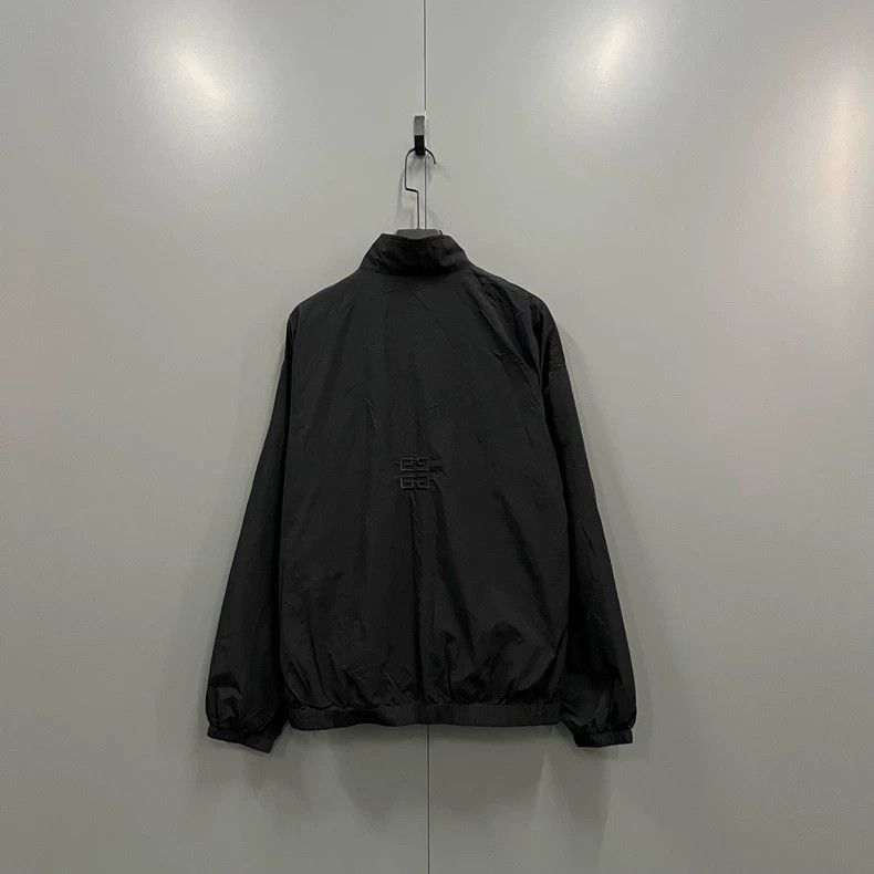 Givenchy Givenchy Size50 Black Letter Embroidered Zipper Jacket (50 Size US M / EU 48-50 / 2 - 2 Thumbnail