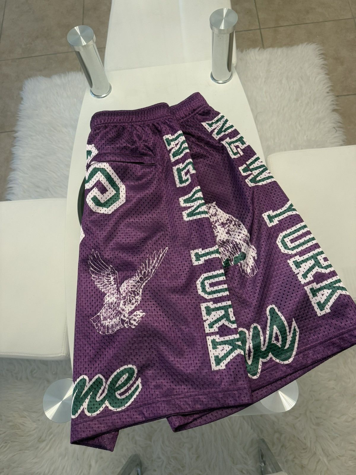 Supreme Supreme Varsity Mesh Short Purple Size US 29 - 6 Thumbnail