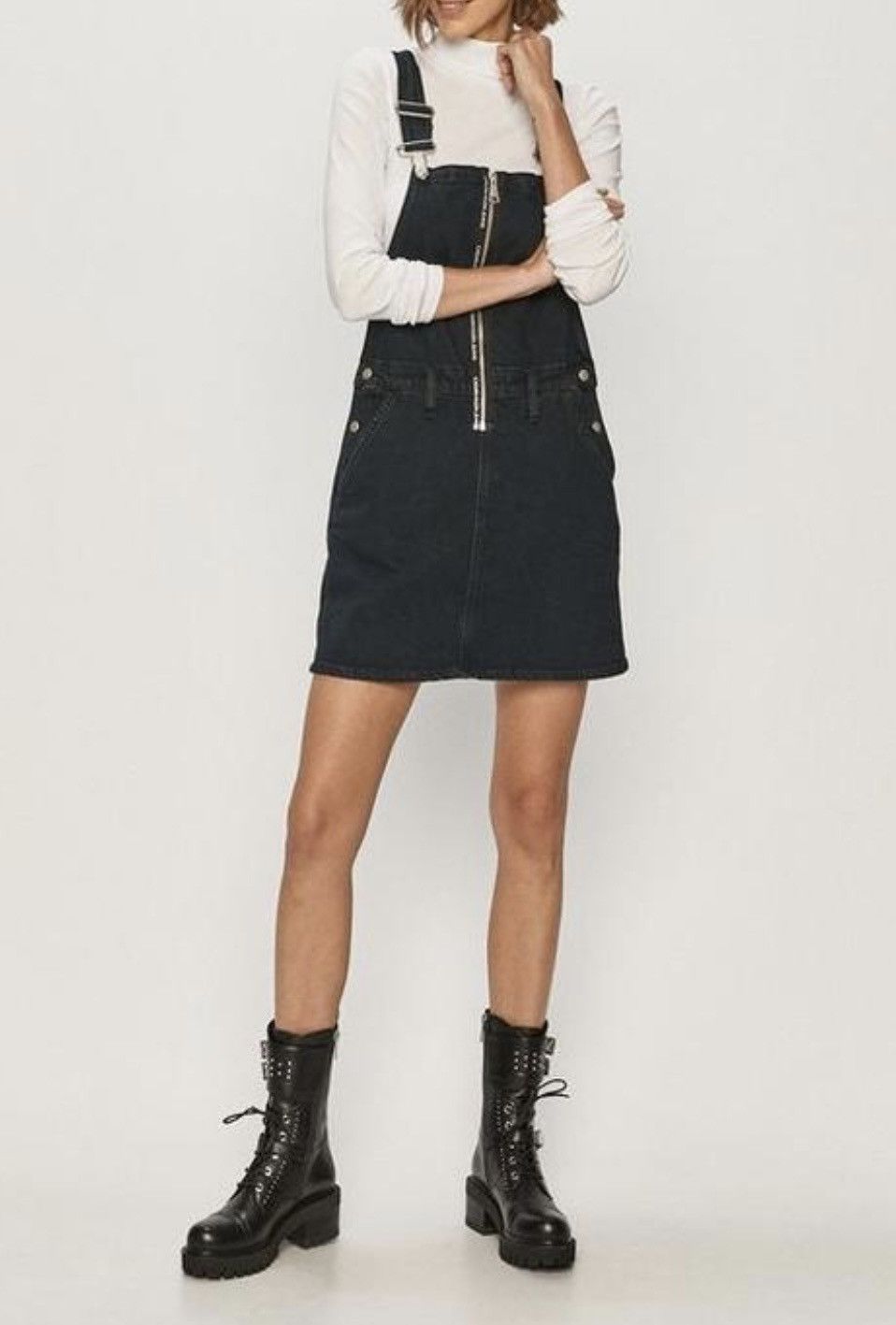Calvin Klein × Designer Calvin Klein denim dress overall Size M / US 6-8 / IT 42-44 - 2 Thumbnail