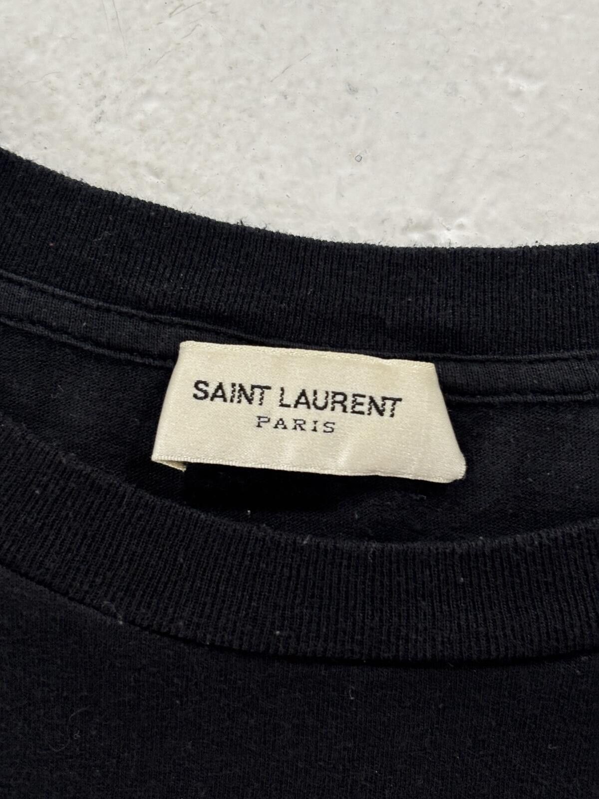 Saint Laurent Paris Saint Laurent Paris Heart Tee Size US XS / EU 42 / 0 - 4 Thumbnail