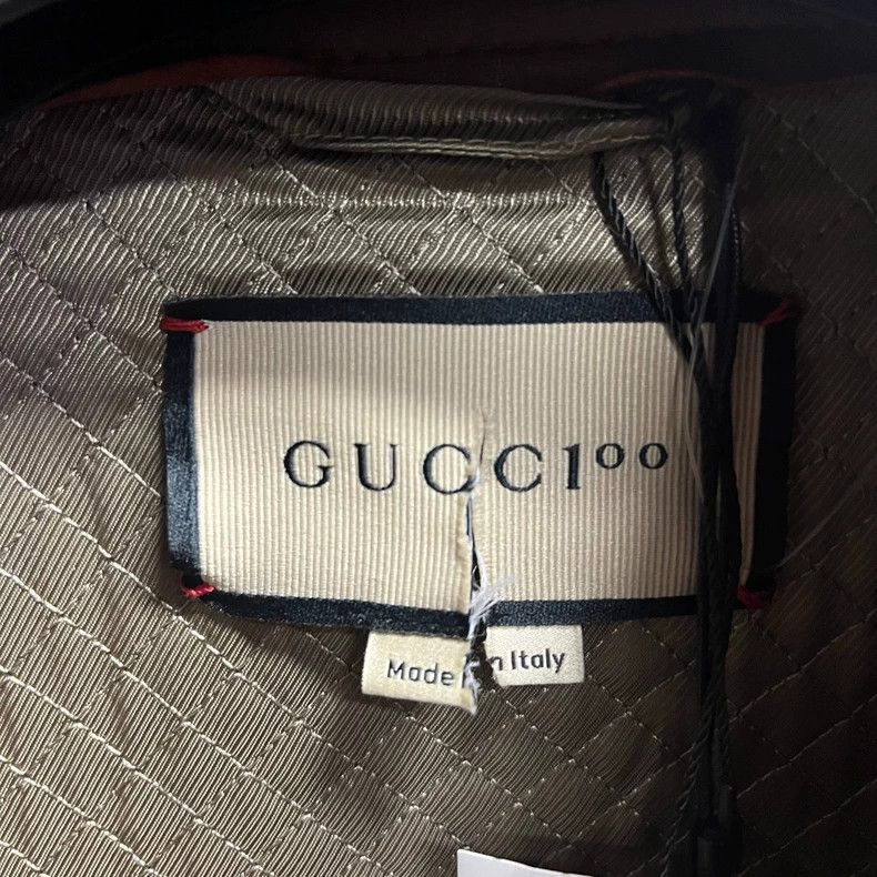 Gucci Gucci The latest brown full-print pattern logo round-neck z Size US M / EU 48-50 / 2 - 3 Thumbnail