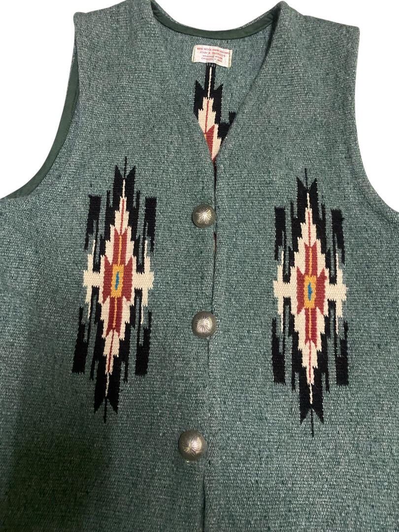 Handmade × Vintage Vintage John R Trujillos Weaving House Chimayo N Mex Vest Size US M / EU 48-50 / 2 - 11 Thumbnail