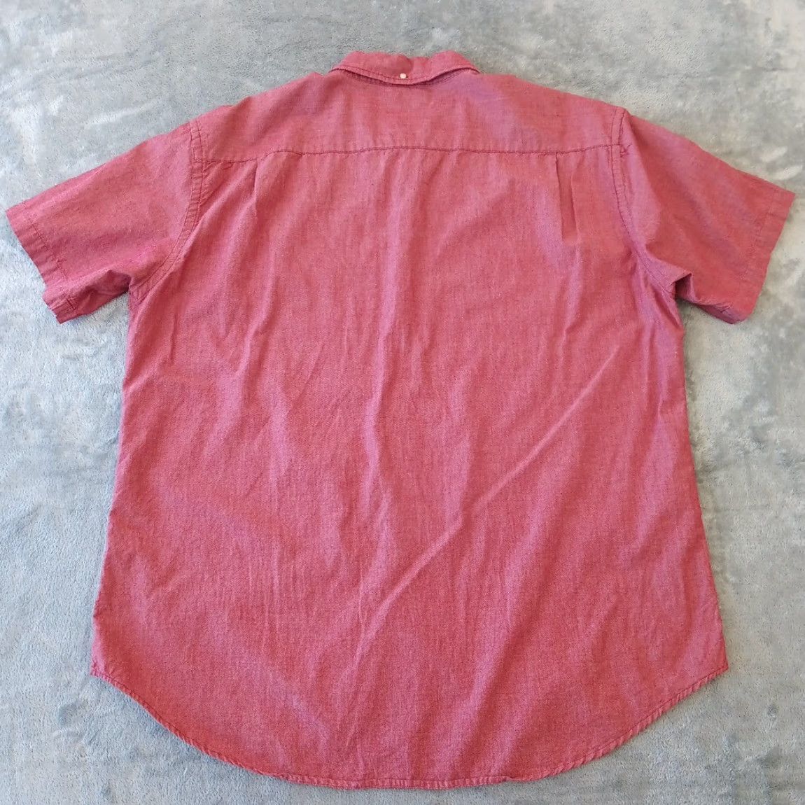J.Crew J.Crew Shirt Mens XL Red Short Sleeve Button-Down Cotton Size US XL / EU 56 / 4 - 2 Thumbnail