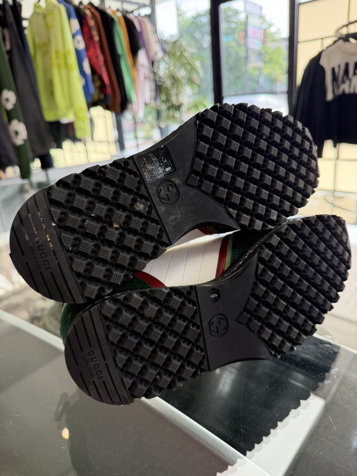 Gucci Suede Leather Trainer Size US 6 / EU 39 - 5 Thumbnail