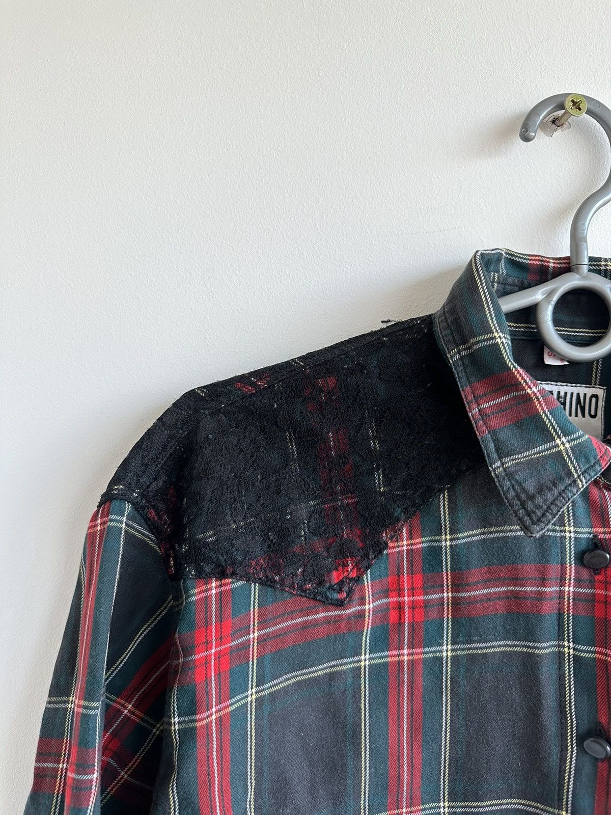 Moschino 90s Moschino Jeans Multicolor Tartan Plaid Shirt Size S Size S / US 4 / IT 40 - 8 Thumbnail