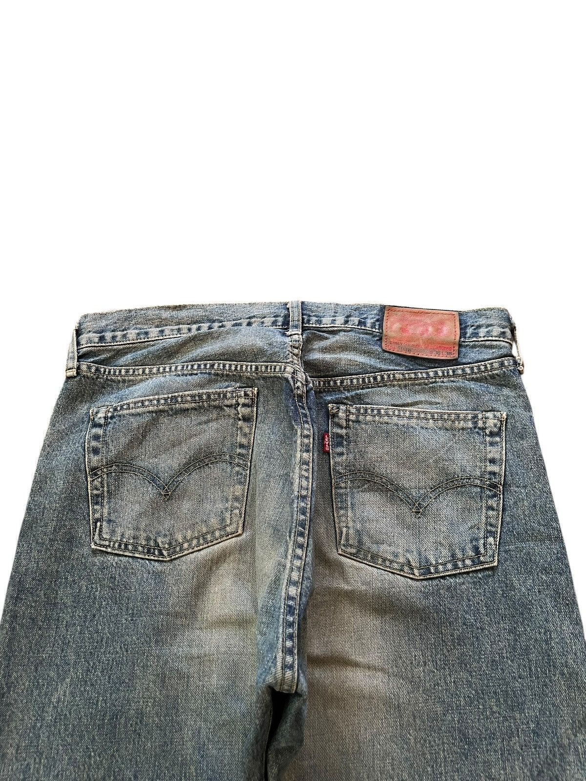Levi's Vintage 80s Levis 503B Big E Selvedge Mud Wash Baggy Jeans Size US 33 - 4 Thumbnail