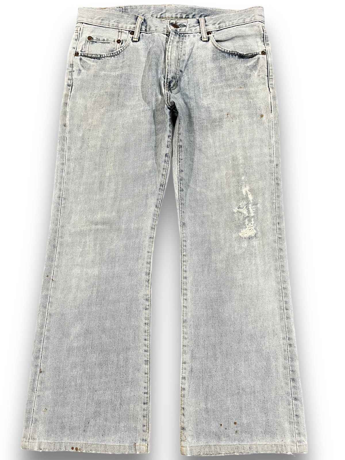 Jun Takahashi Vintage Uniqlo Jeans B-002 Flare Denim Size US 33 - 1 Thumbnail