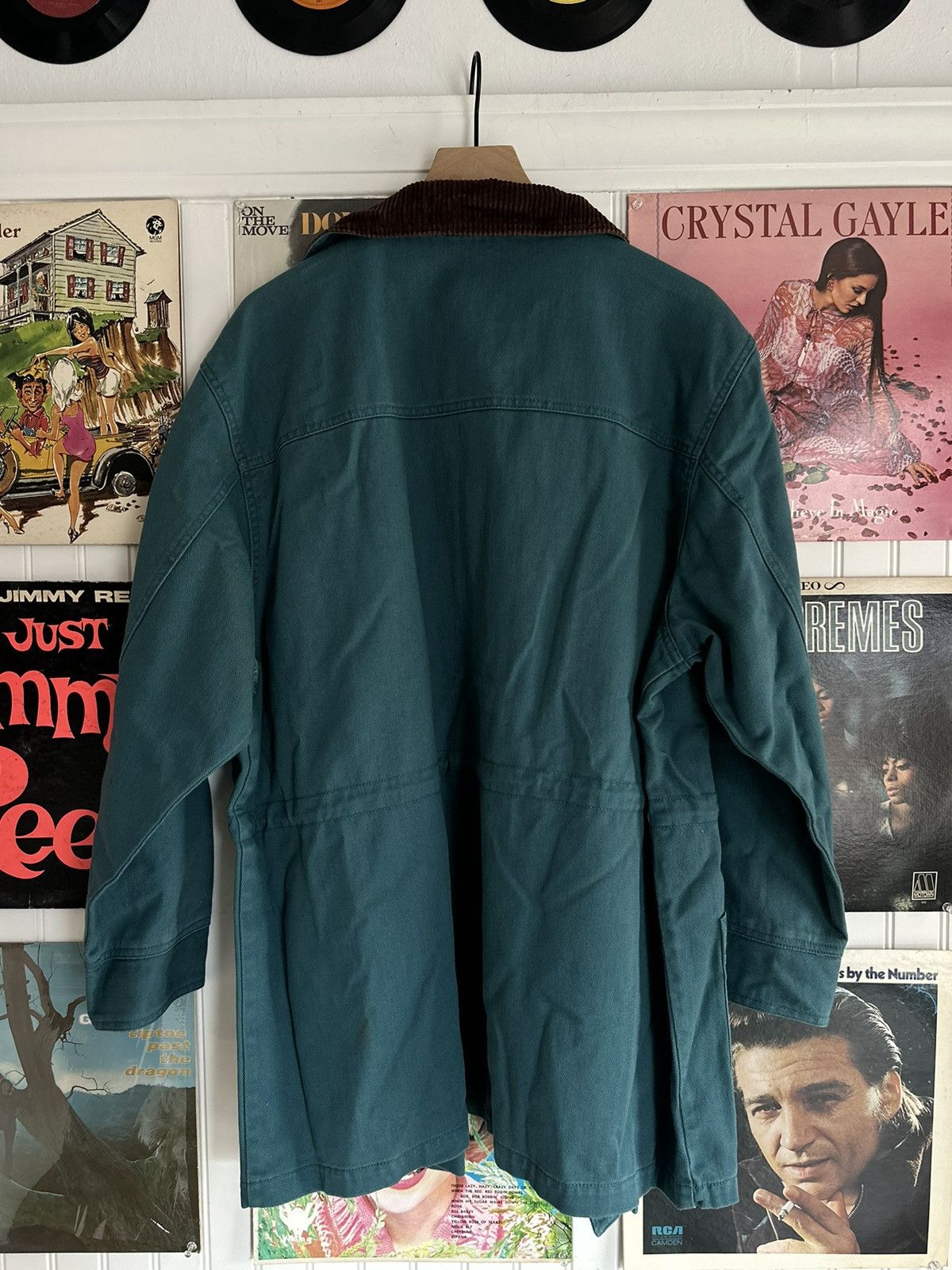 Denim & Co. Denim & Co. teal corduroy collar jacket Size US XL / EU 56 / 4 - 5 Thumbnail