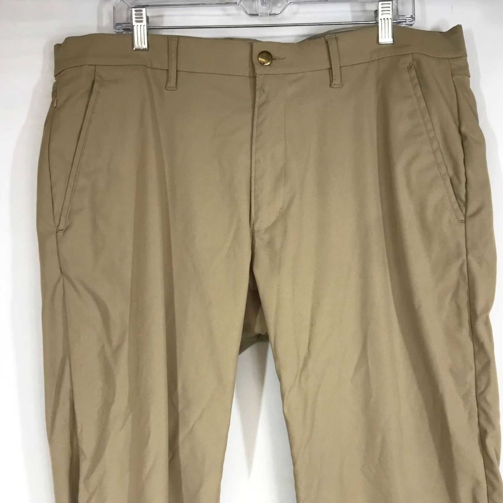 Lands' End LANDS' END Beige Slim Fit Polyester Pants Men's 38 Size US 38 / EU 54 - 2 Thumbnail