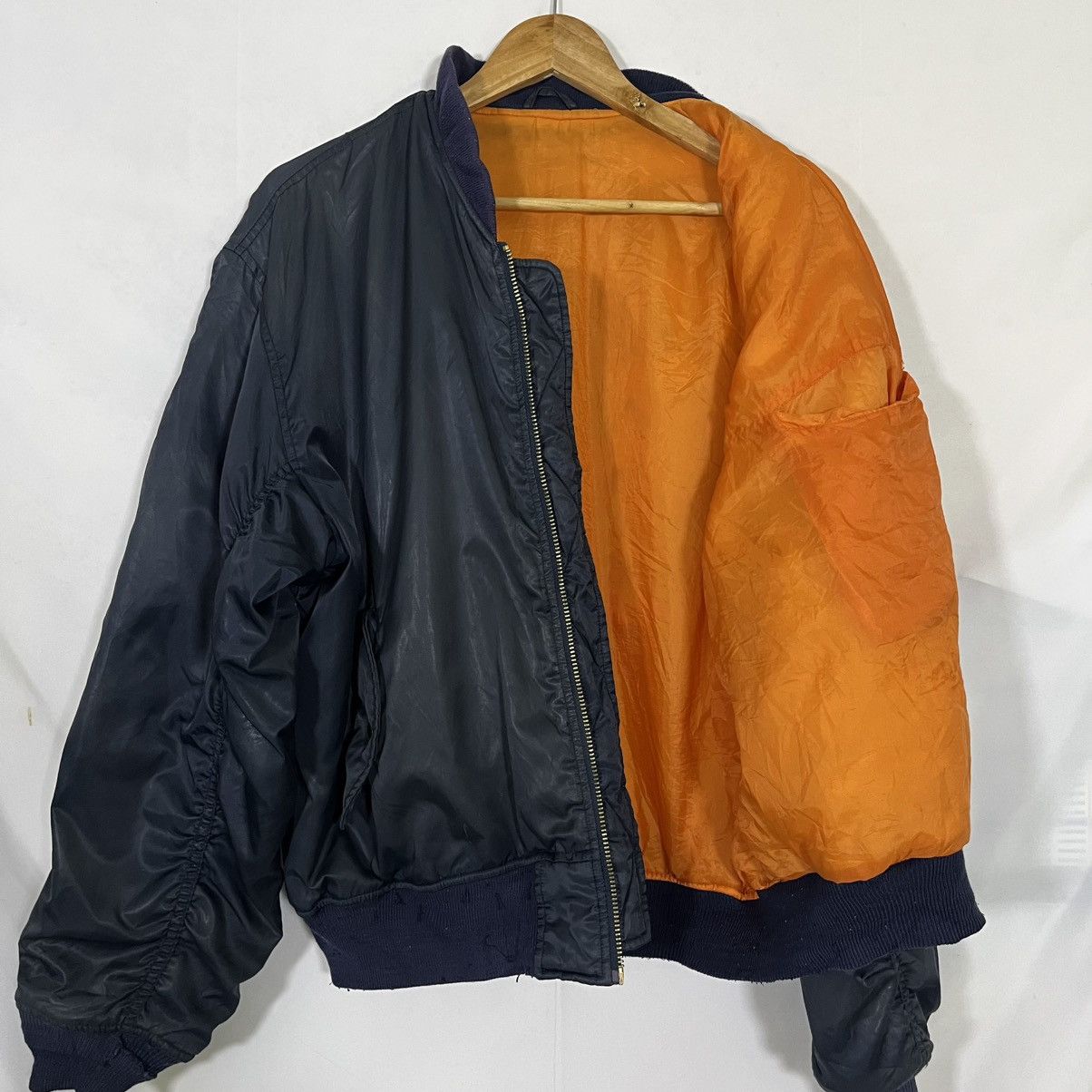 Vintage VINTAGE 90s BOMBER JACKET MA1 Size US L / EU 52-54 / 3 - 7 Thumbnail