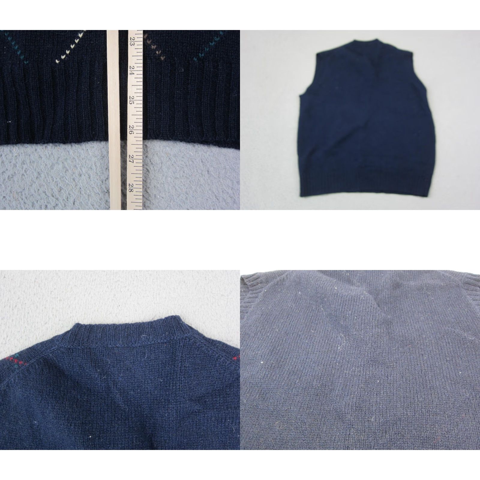 Brooks Brothers VINTAGE Brooks Brothers Sweater Vest Shirt Adult L Blue 100% Wool Argyle 80s 70s Mens Vest Classic Preppy 90s 80s Size US L / EU 52-54 / 3 - 8 Thumbnail