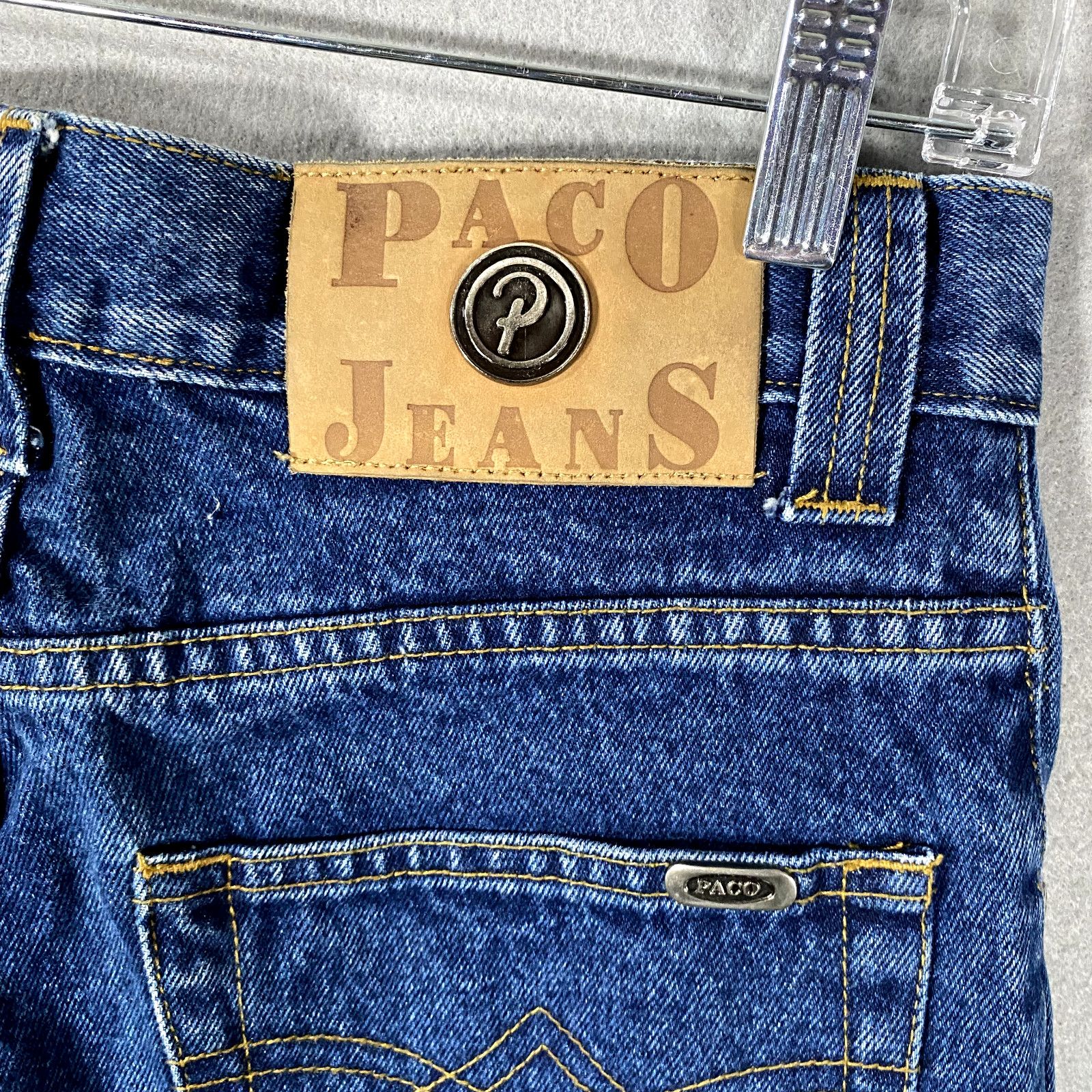 Other Vtg Paco Hip Hop Y2K Denim Blue Jeans Mens Size W30 x L32 Size US 30 / EU 46 - 7 Thumbnail