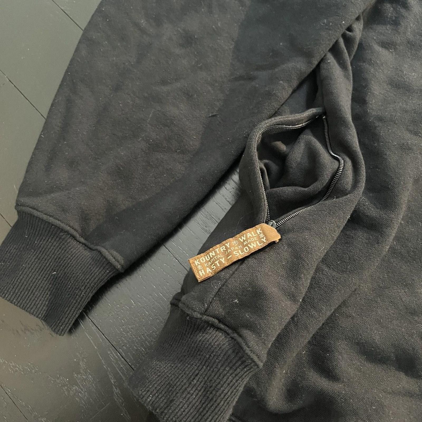 Kapital Kapital Black Scarf Hoodie Size US L / EU 52-54 / 3 - 6 Thumbnail