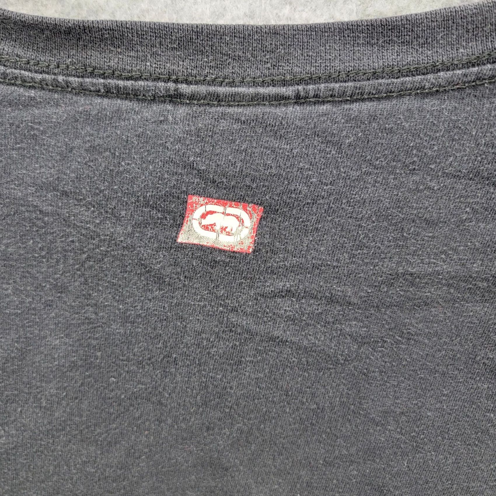 Ecko Unltd. ecko unltd shirt mens XL vintage Y2K graphic print short sleeve crew neck cotton polyester black | Hip Hop 20s Mens T-Shirt Size US XL / EU 56 / 4 - 5 Thumbnail