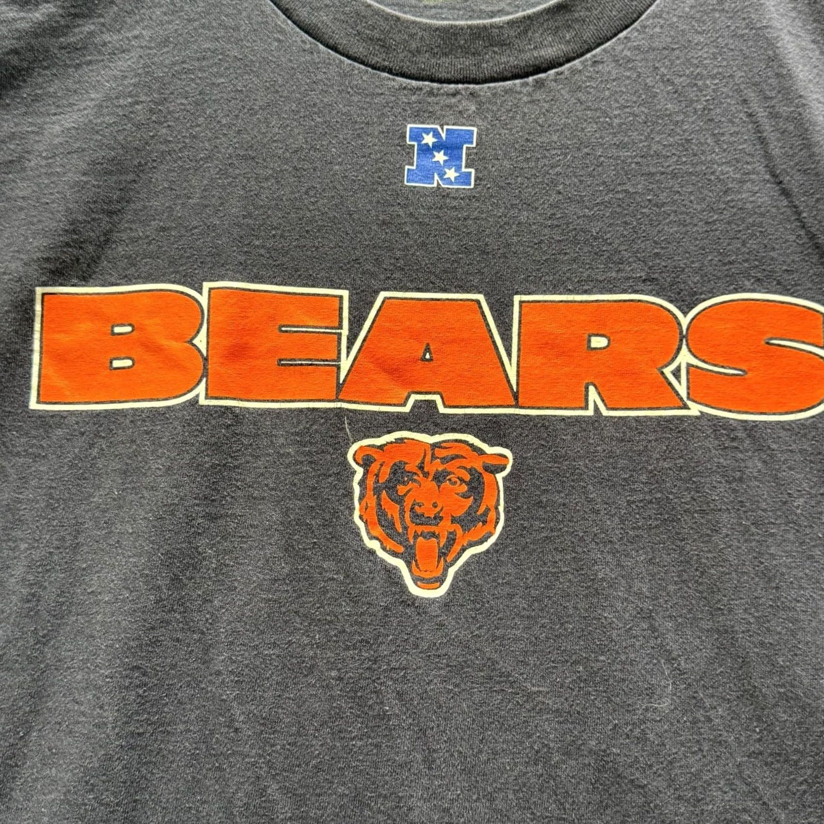 NFL NFL Team Apparel Shirt Mens XL Blue Bears Graphic Tee Tagless Crewneck Size US XL / EU 56 / 4 - 3 Thumbnail