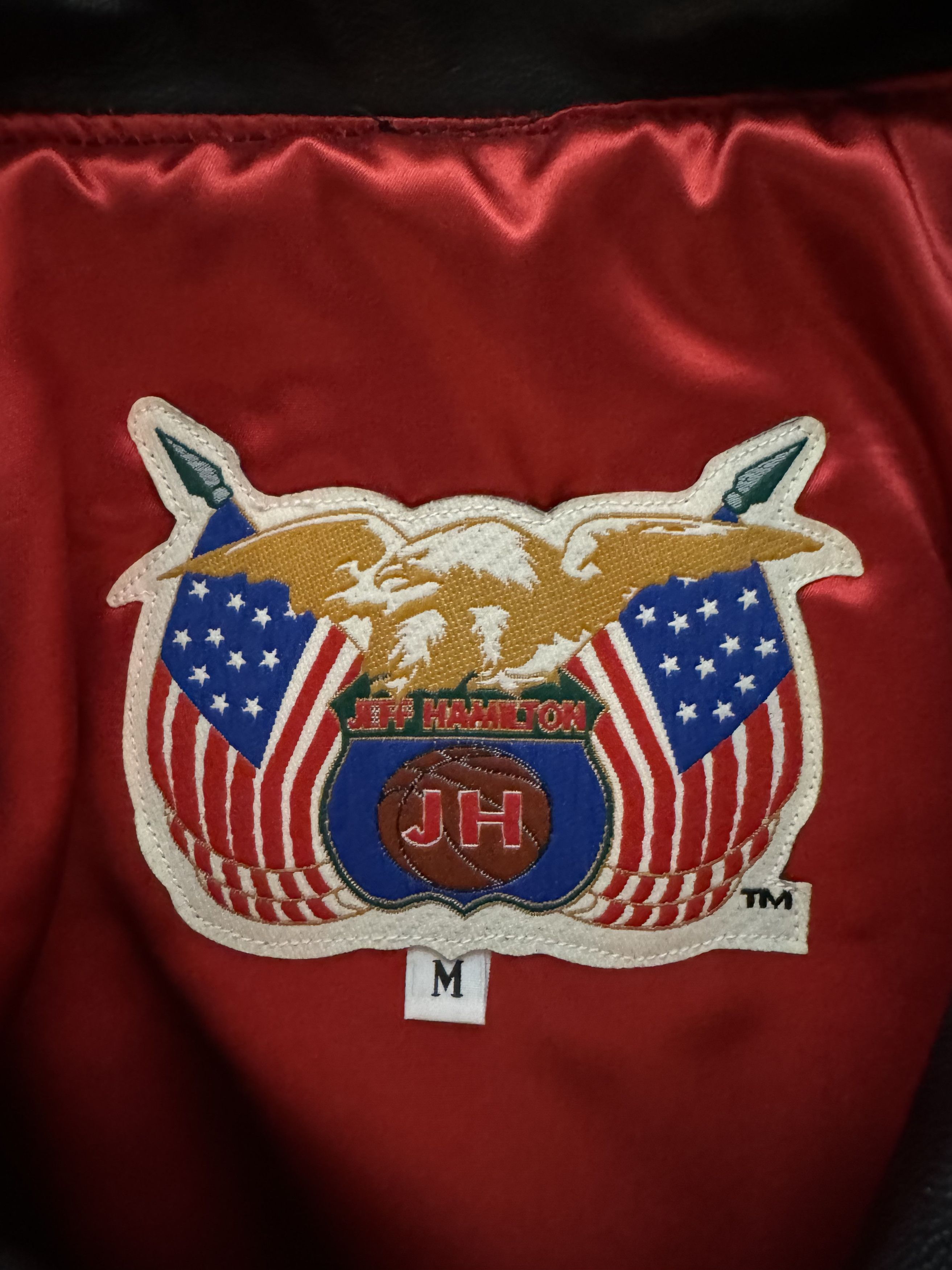 Jeff Hamilton × NBA × Vintage Jeff Hamilton *1996 GTOAT CHICAGO BULLS* Leather Jacket Size US M / EU 48-50 / 2 - 5 Thumbnail